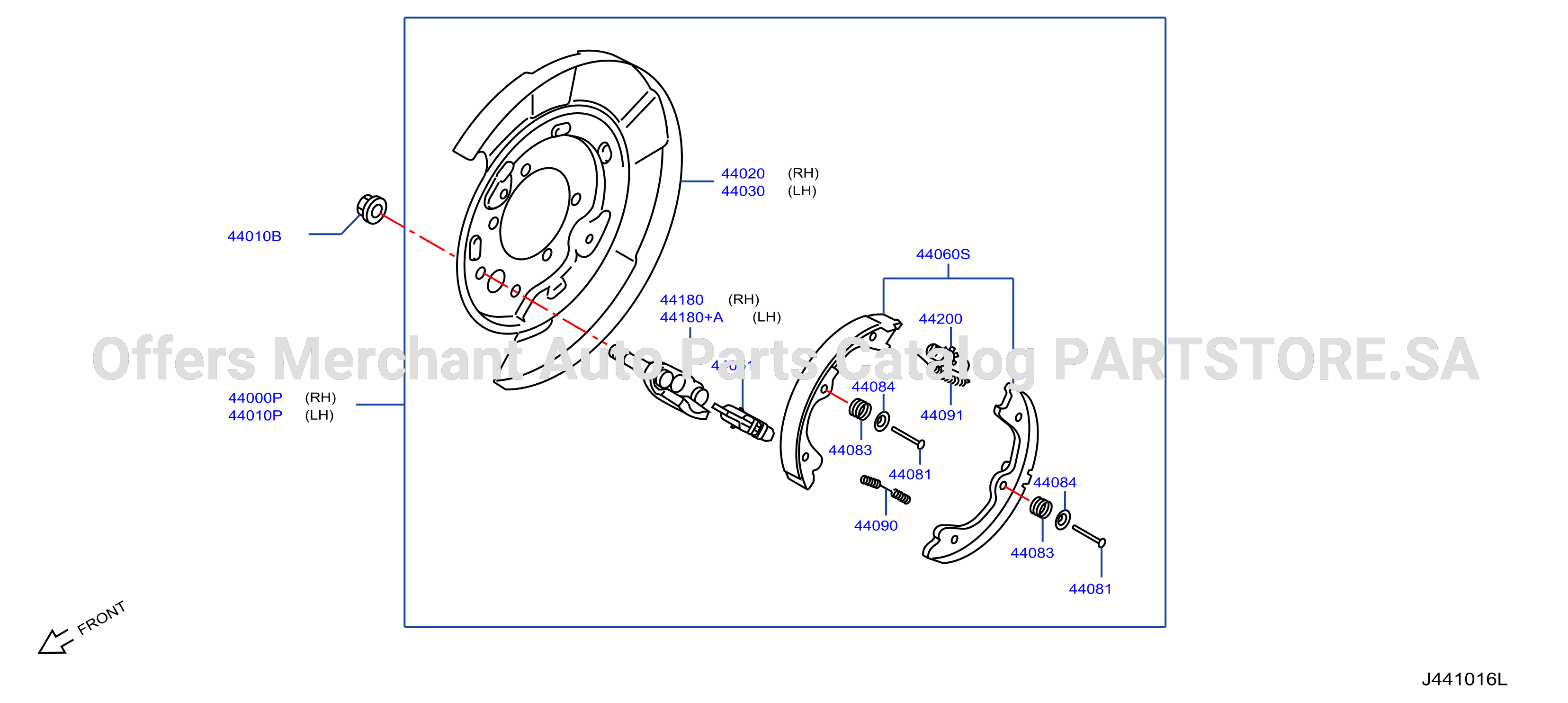Rear Brake Parking Brake
