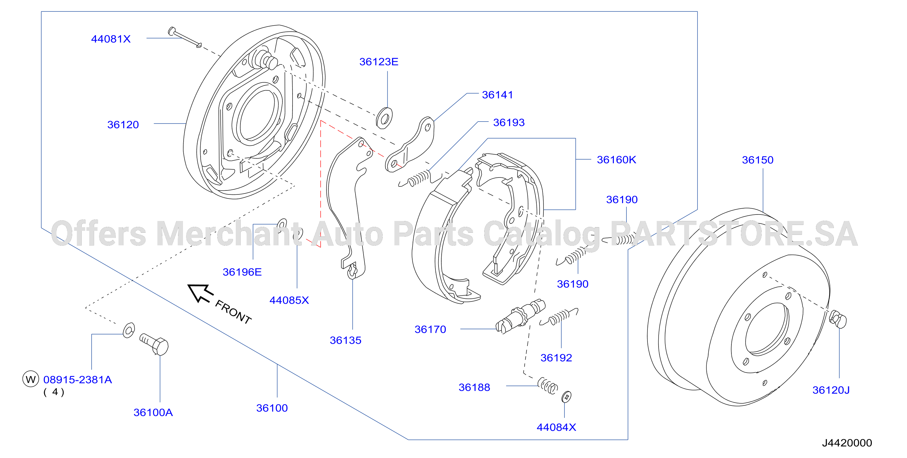 Center Brake