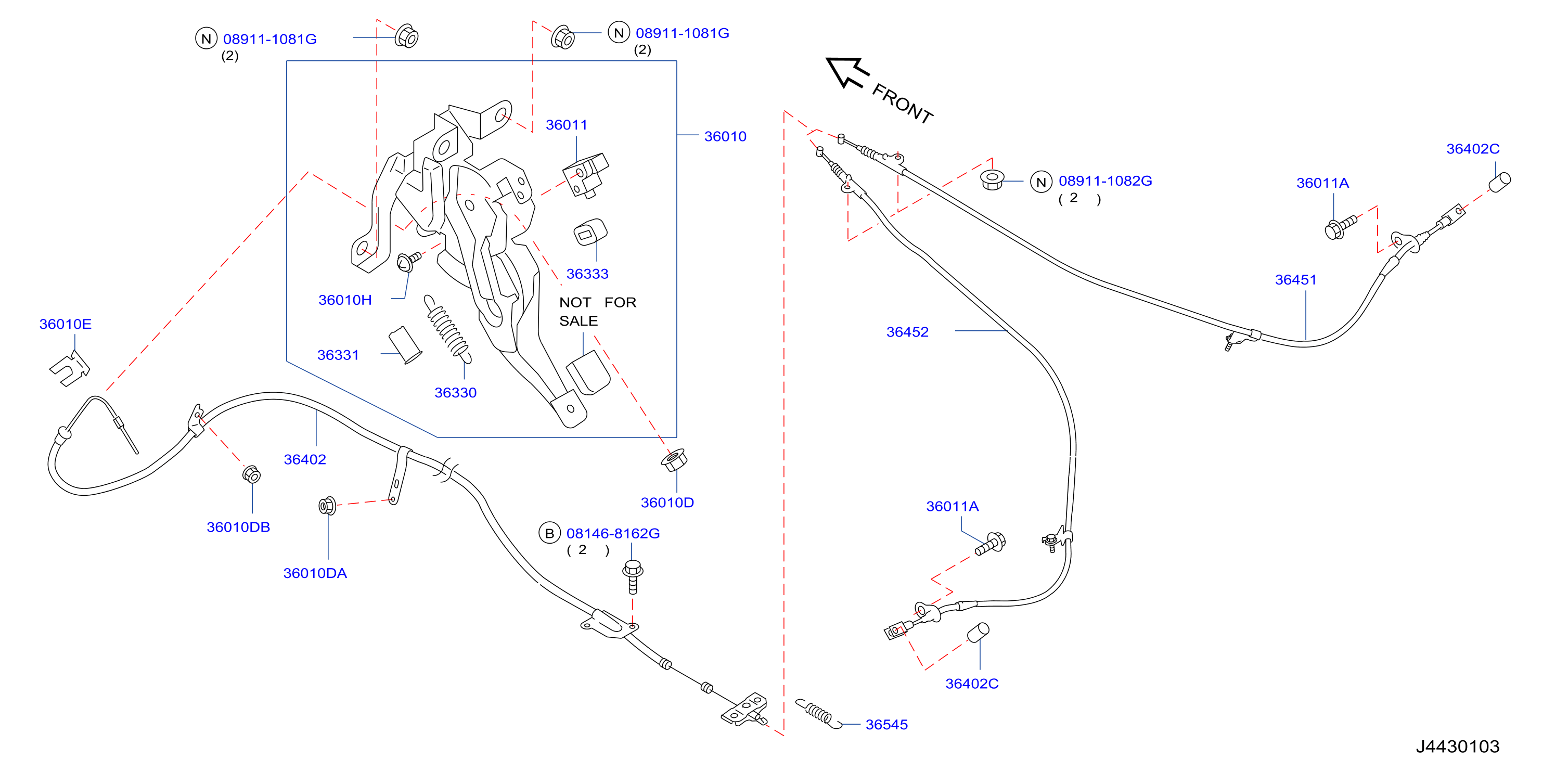 Parking Brake Control Lhd
