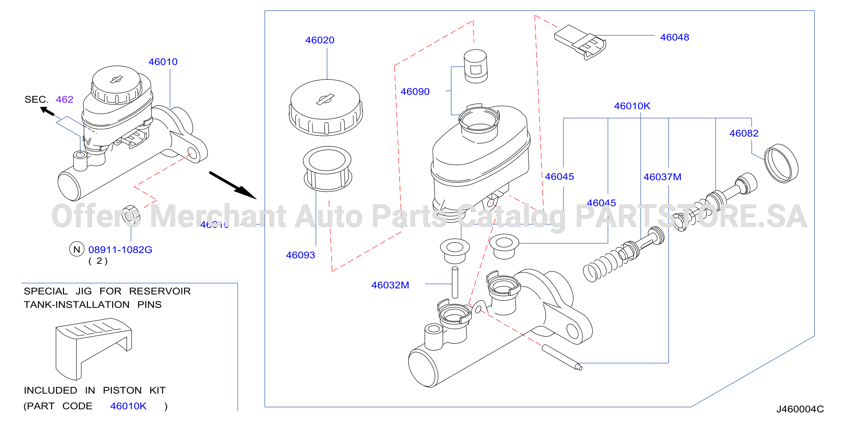 Brake Master Cylinder Nabco F / Abs