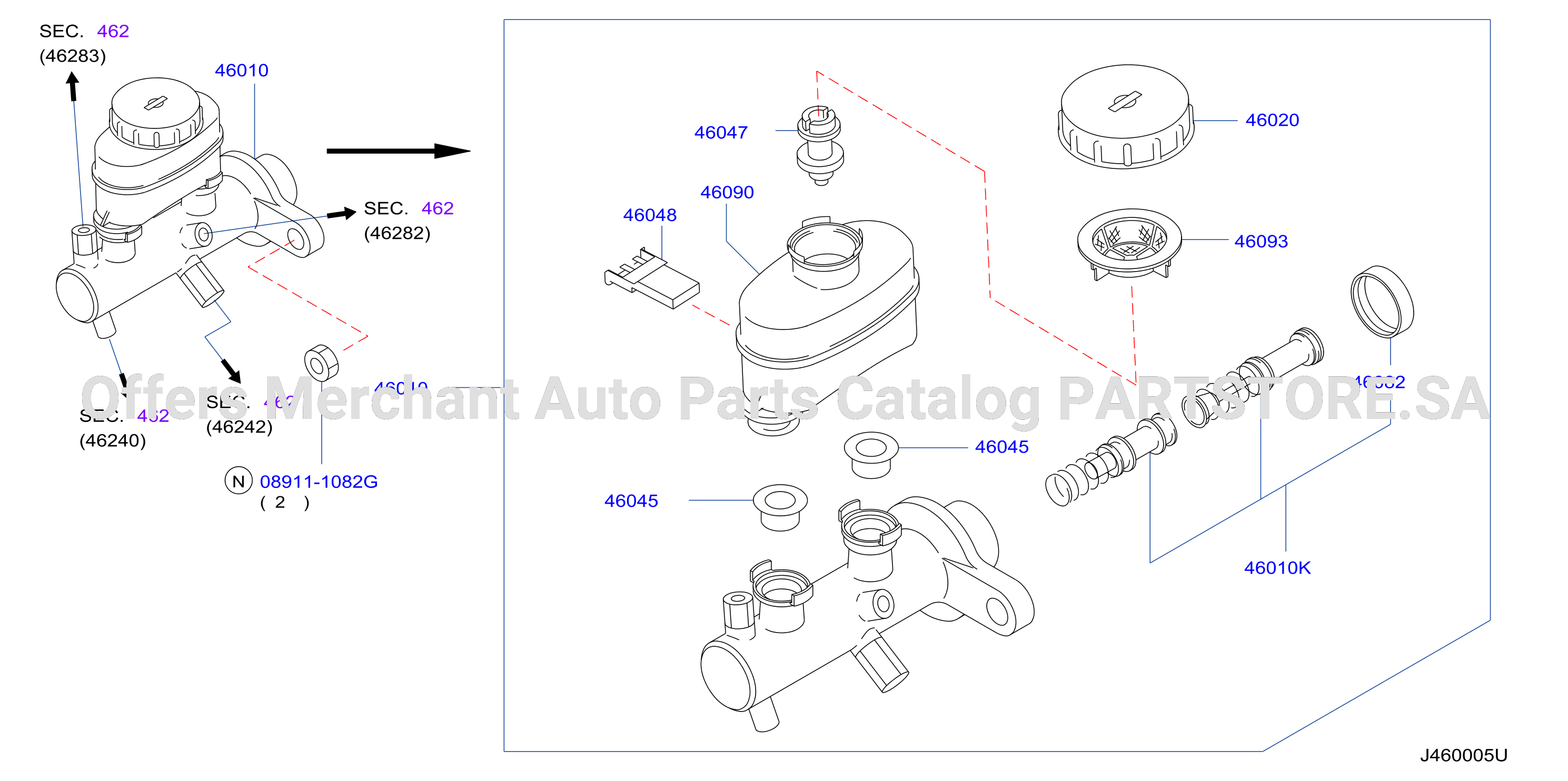 Brake Master Cylinder Without Abs