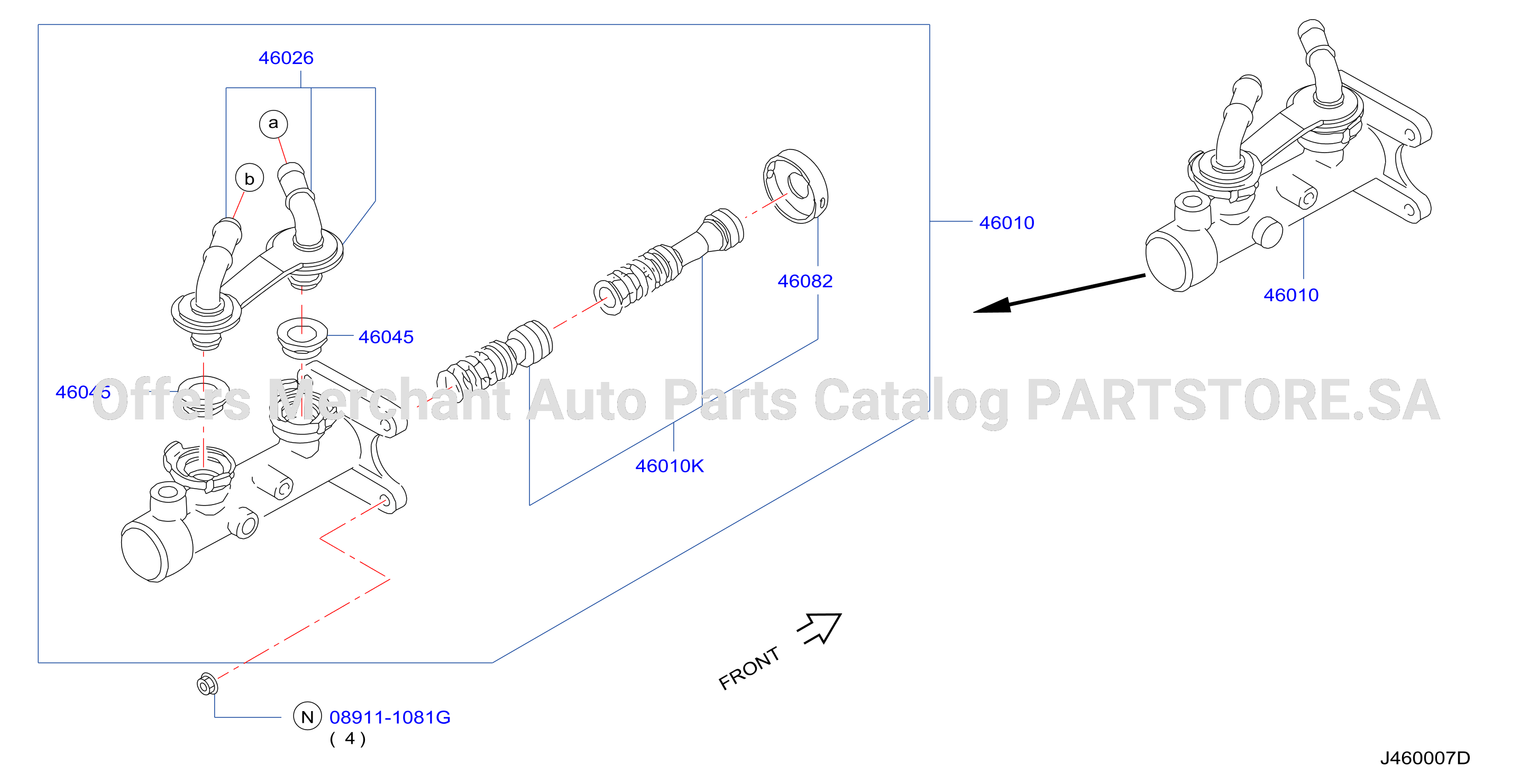 Brake Master Cylinder Disc Brake Cyl Assy Master W / O Abs