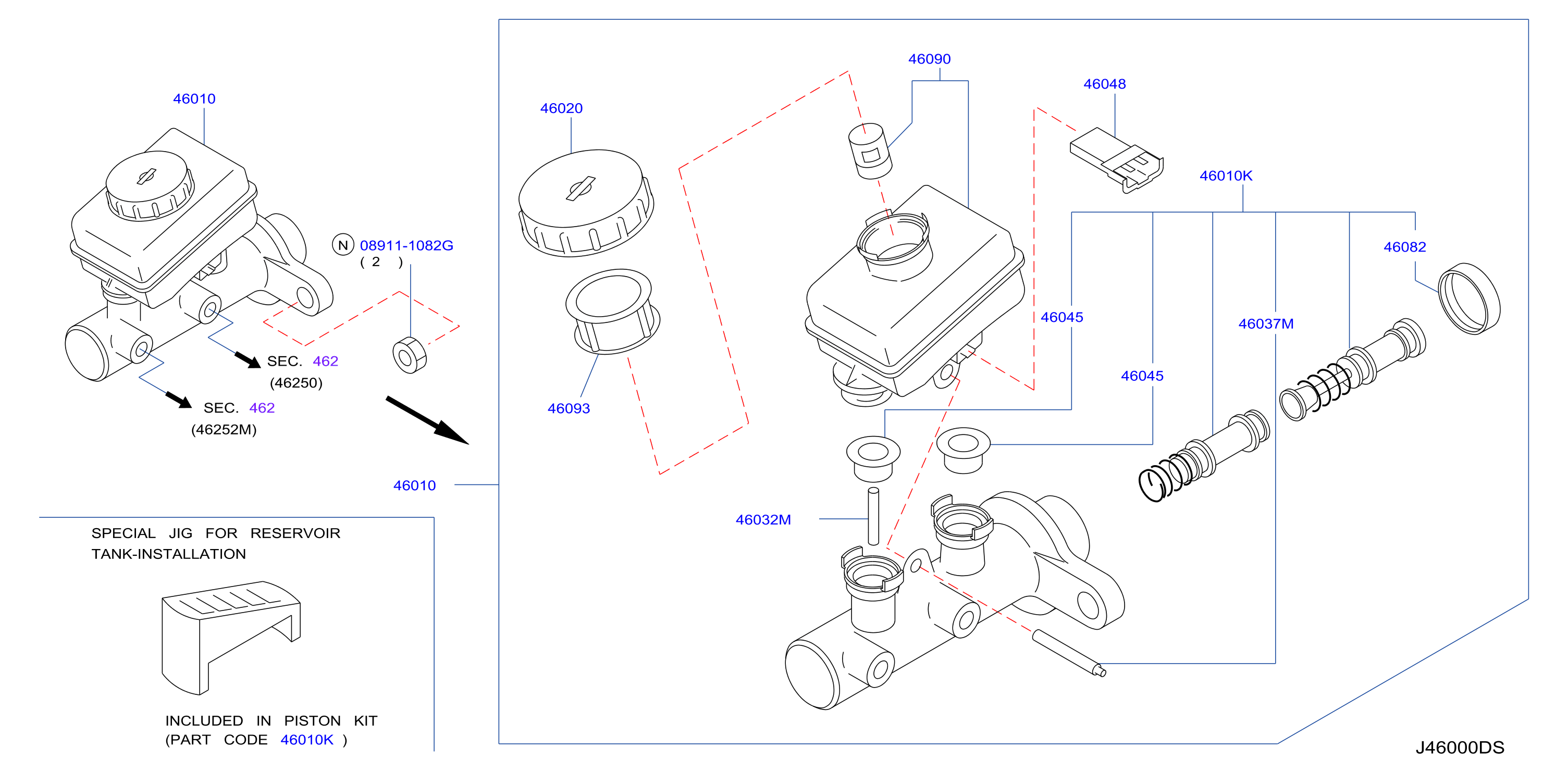 Brake Master Cylinder W / O Vdc
