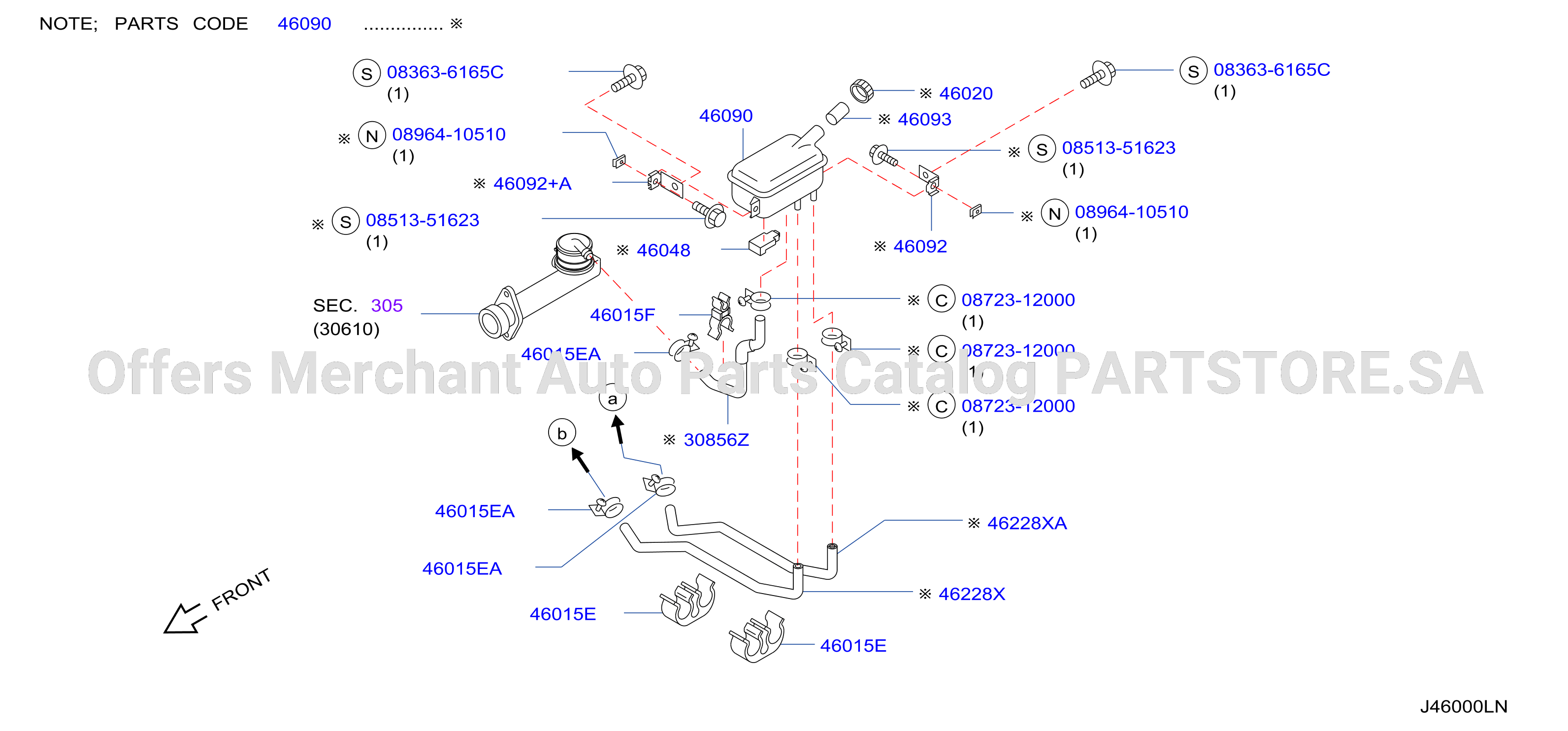 Brake Master Cylinder Resvr Tank