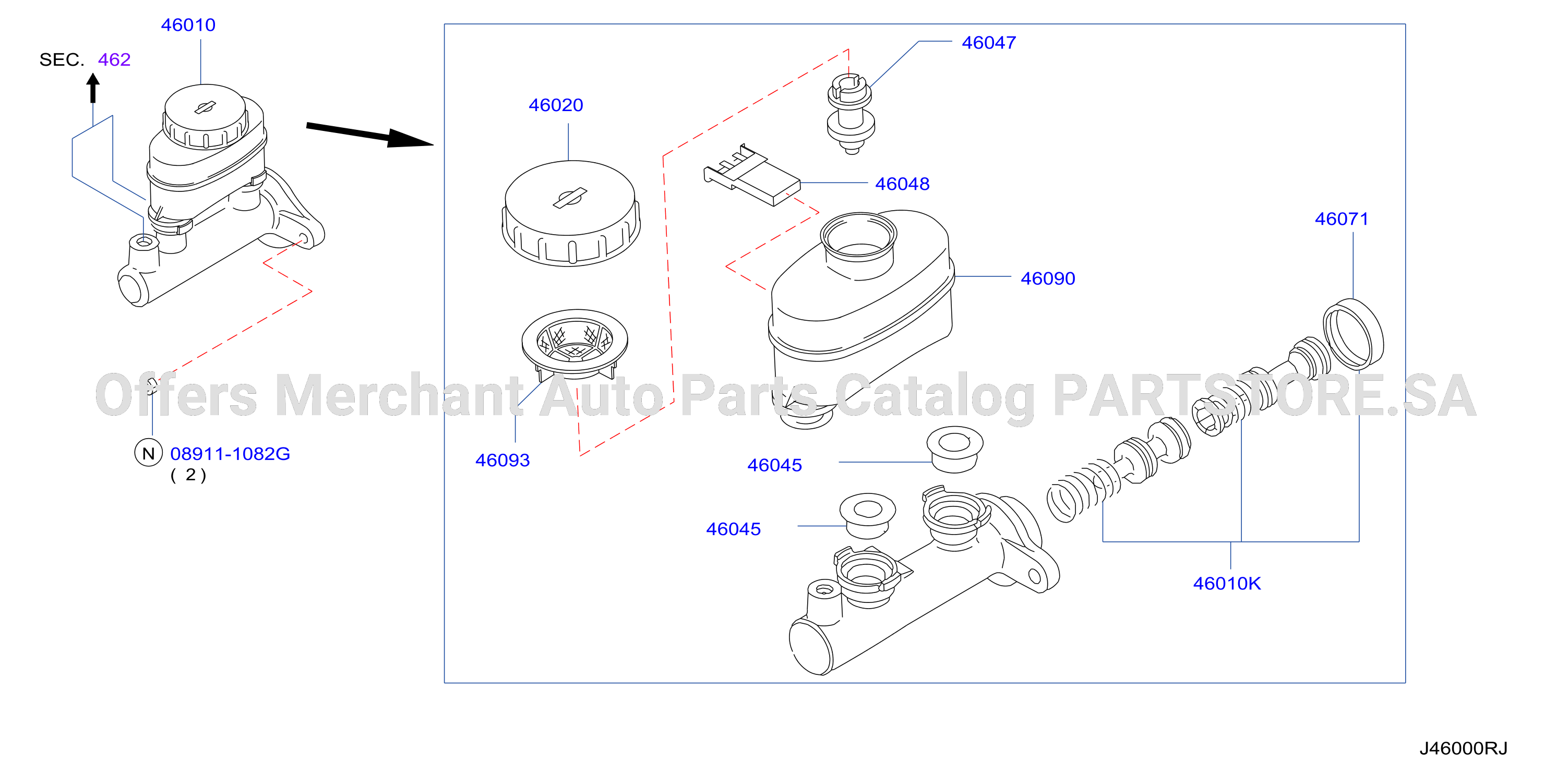 Brake Master Cylinder Td27