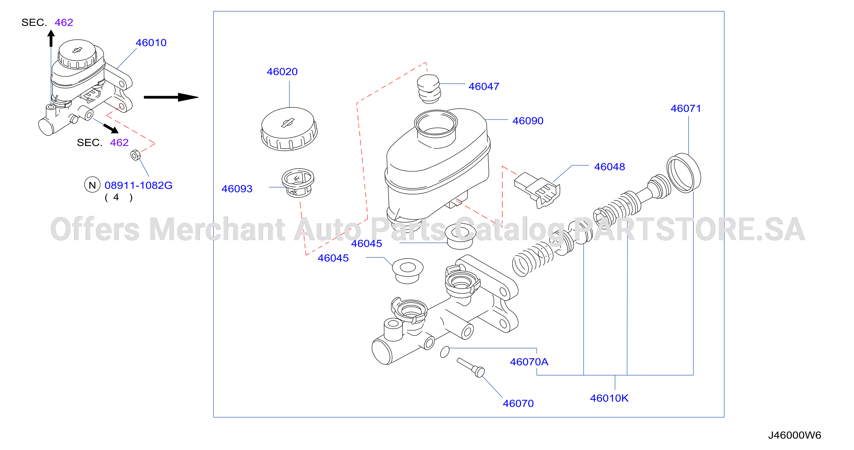 Brake Master Cylinder W / Abs