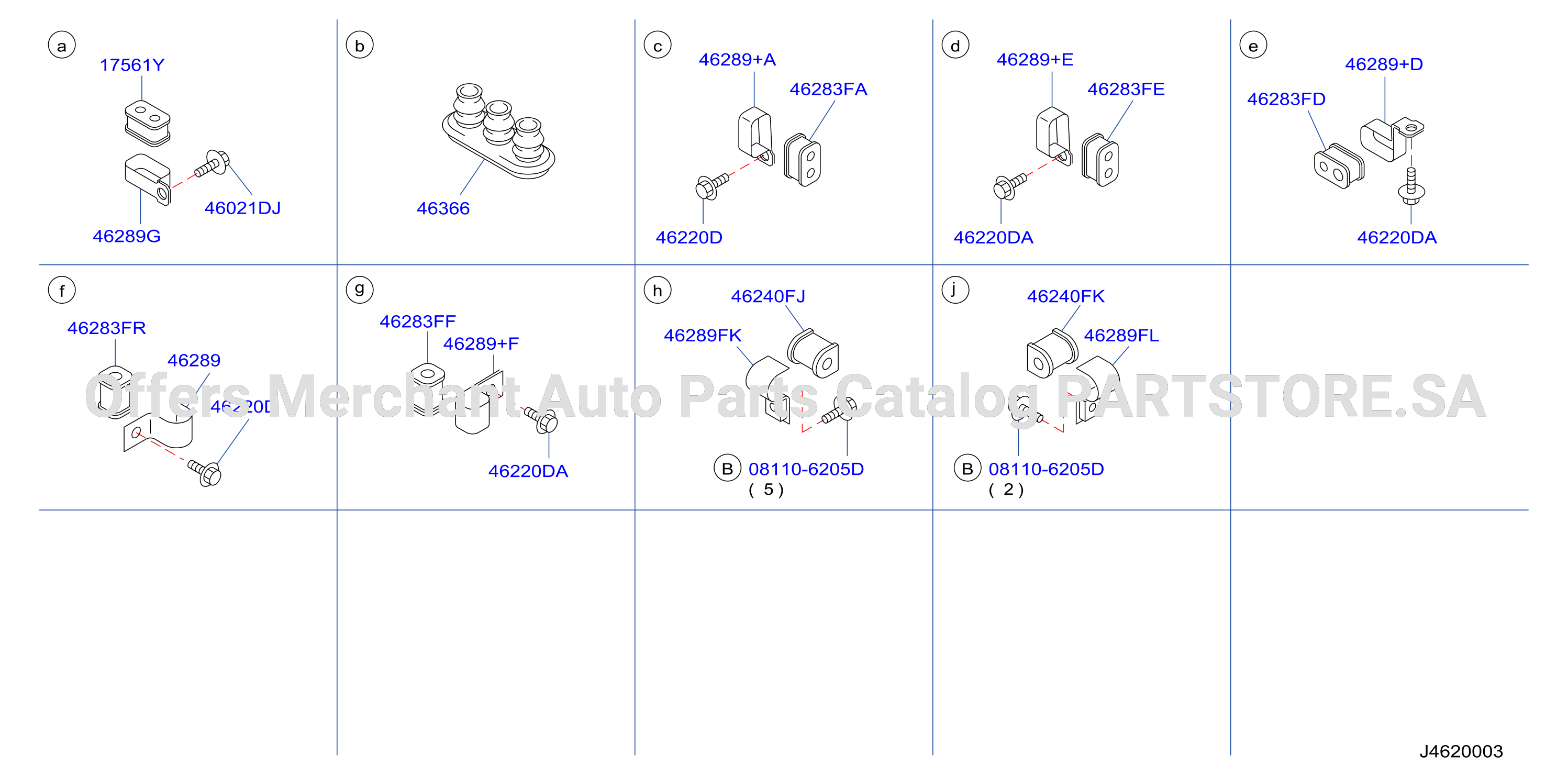 Brake Piping Control Clamp Insulator
