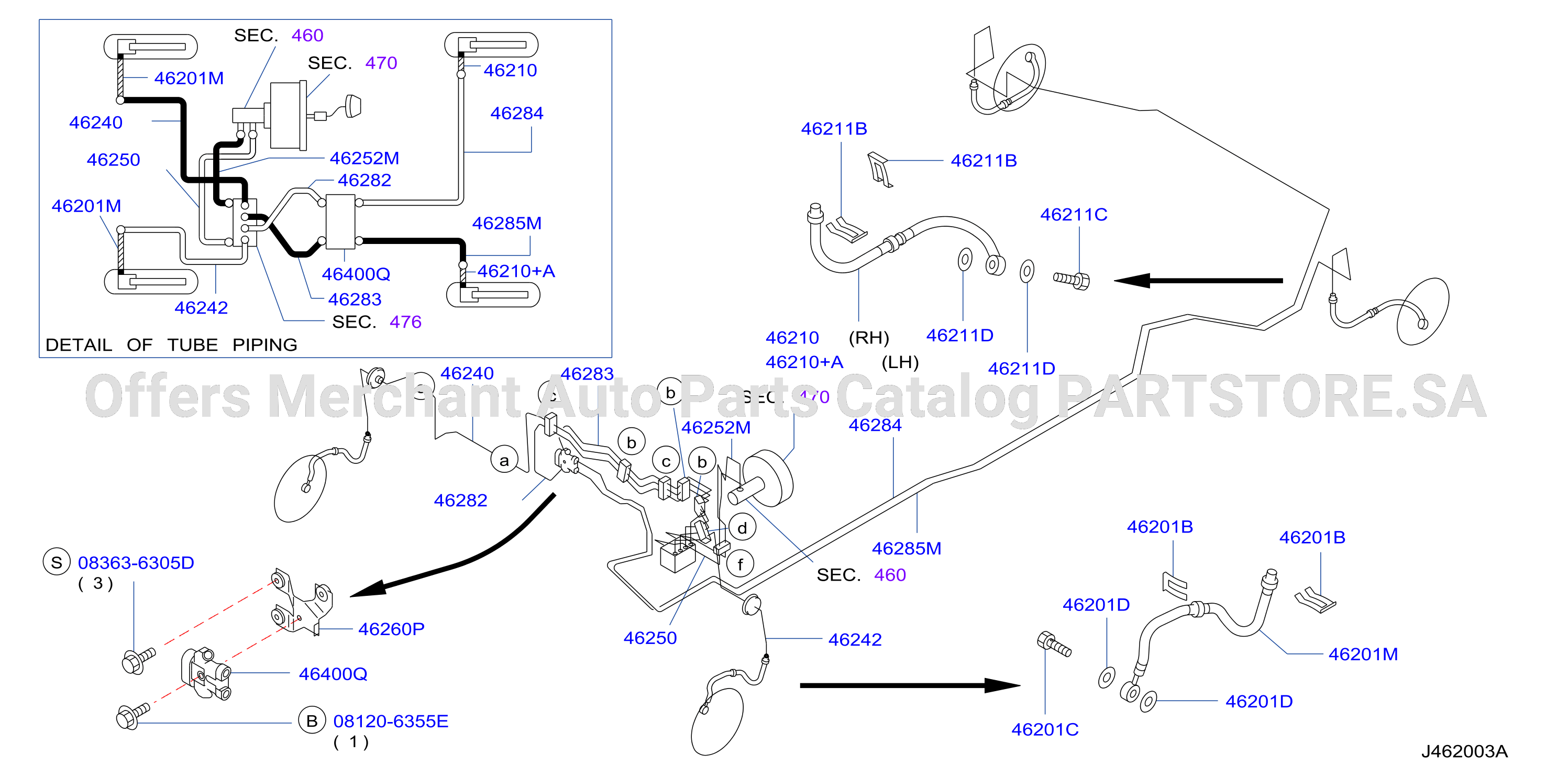 Brake Piping Control Piping