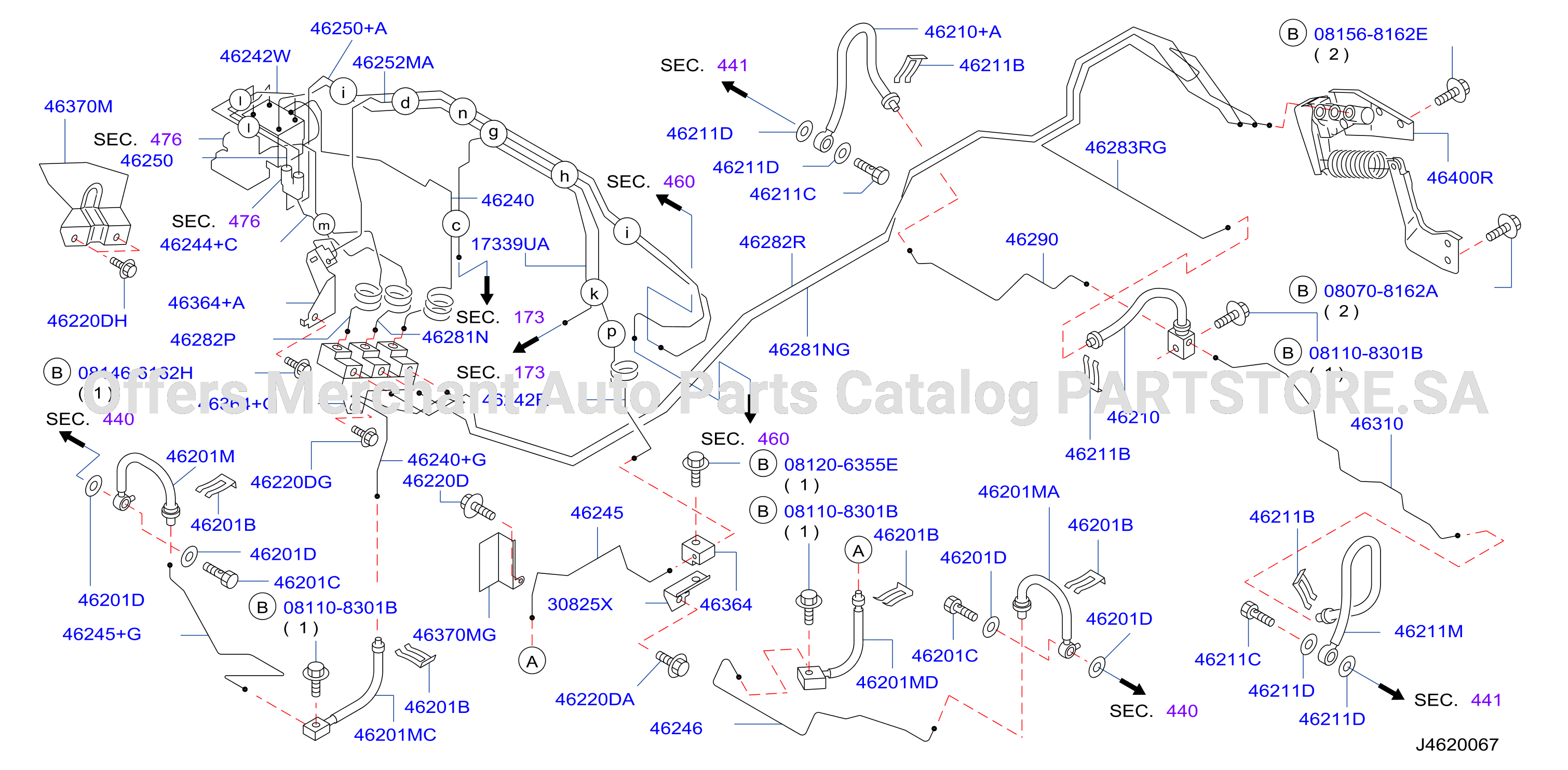 Brake Piping Control Piping