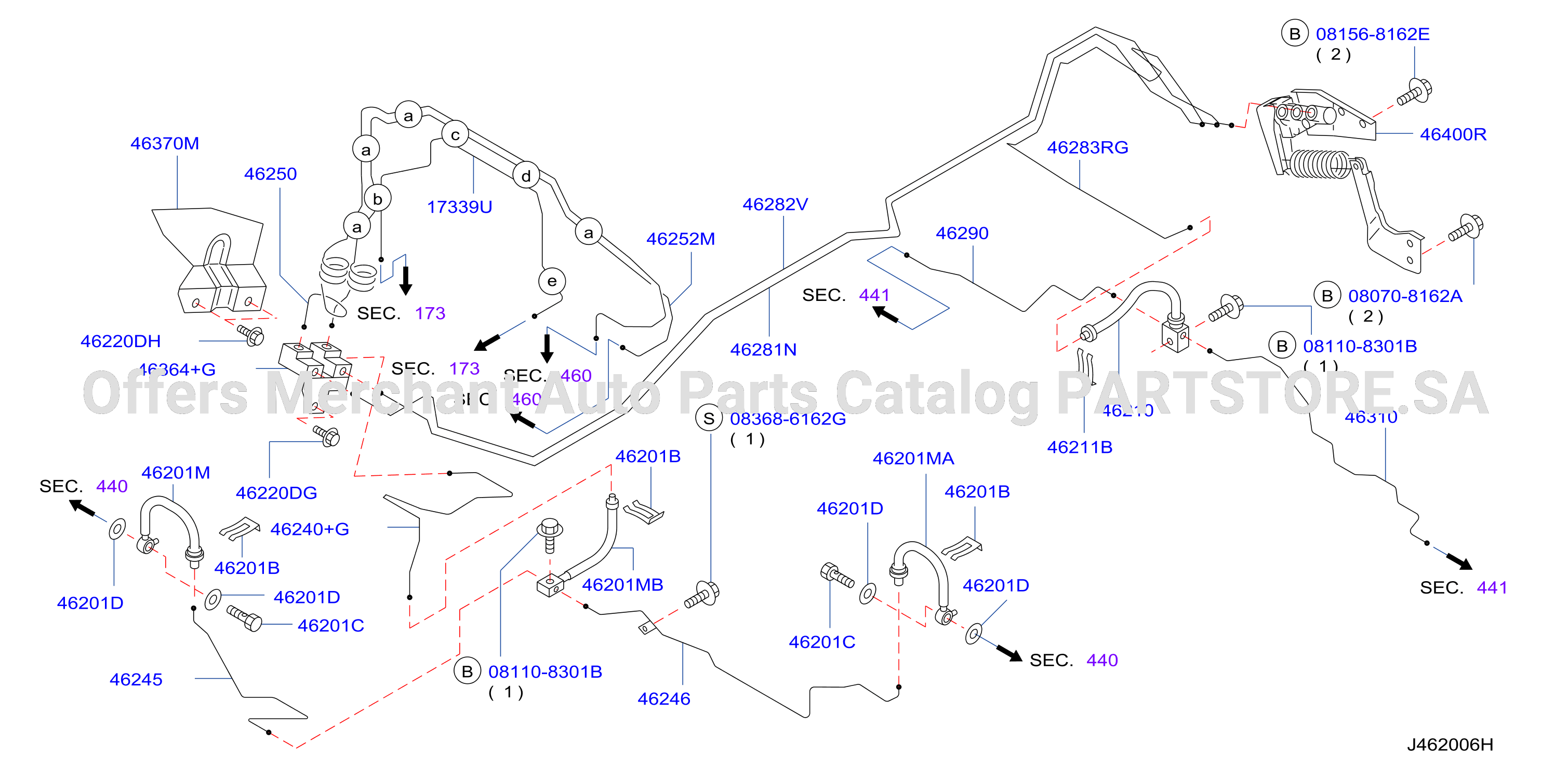 Brake Piping Control Piping