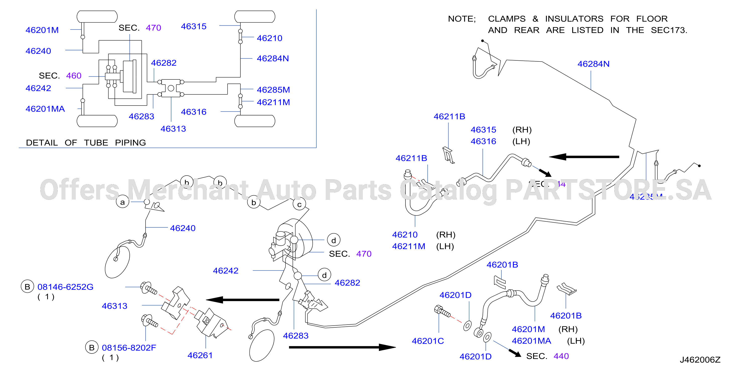 Brake Piping Control Piping