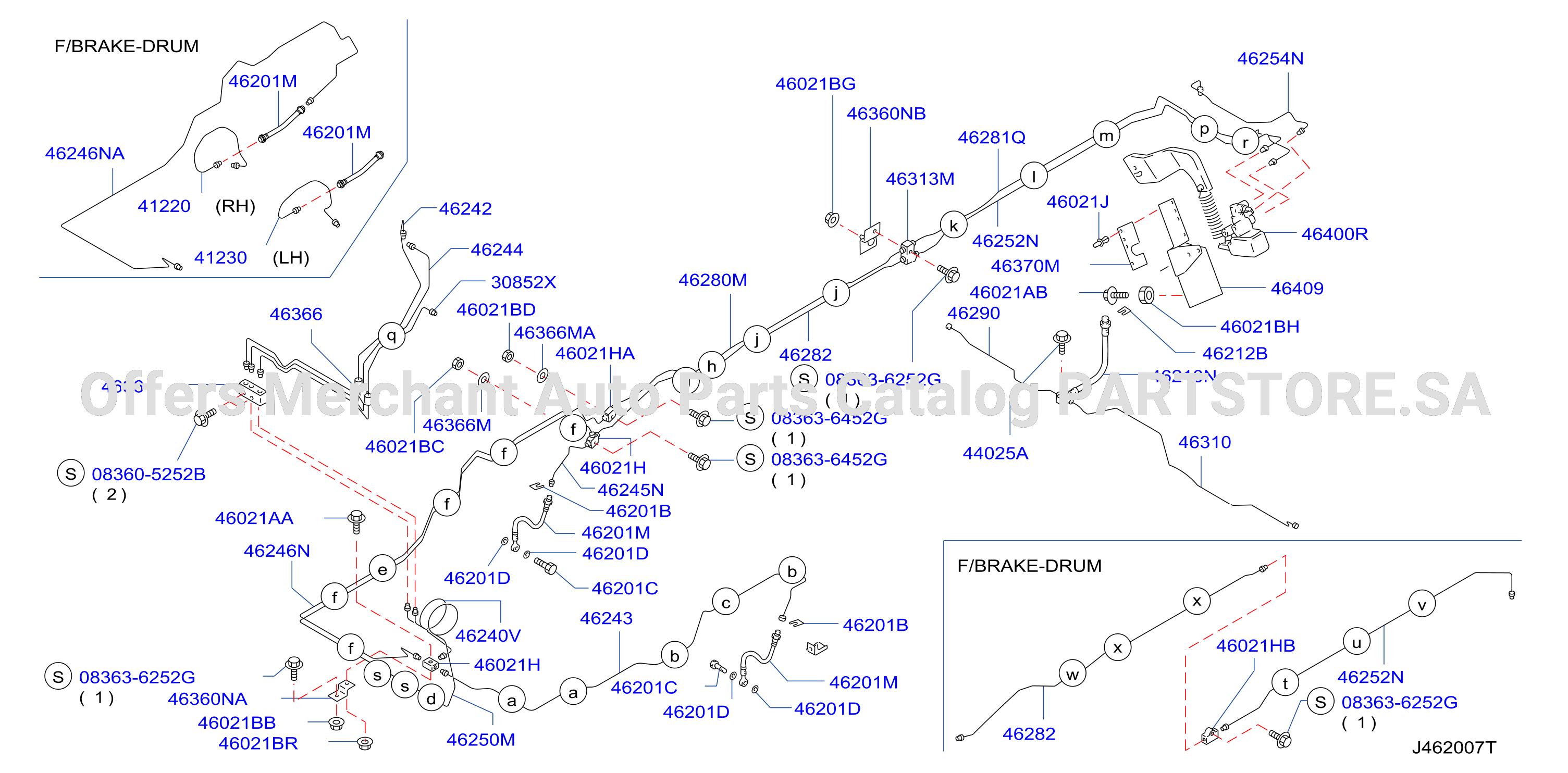 Brake Piping Control Piping