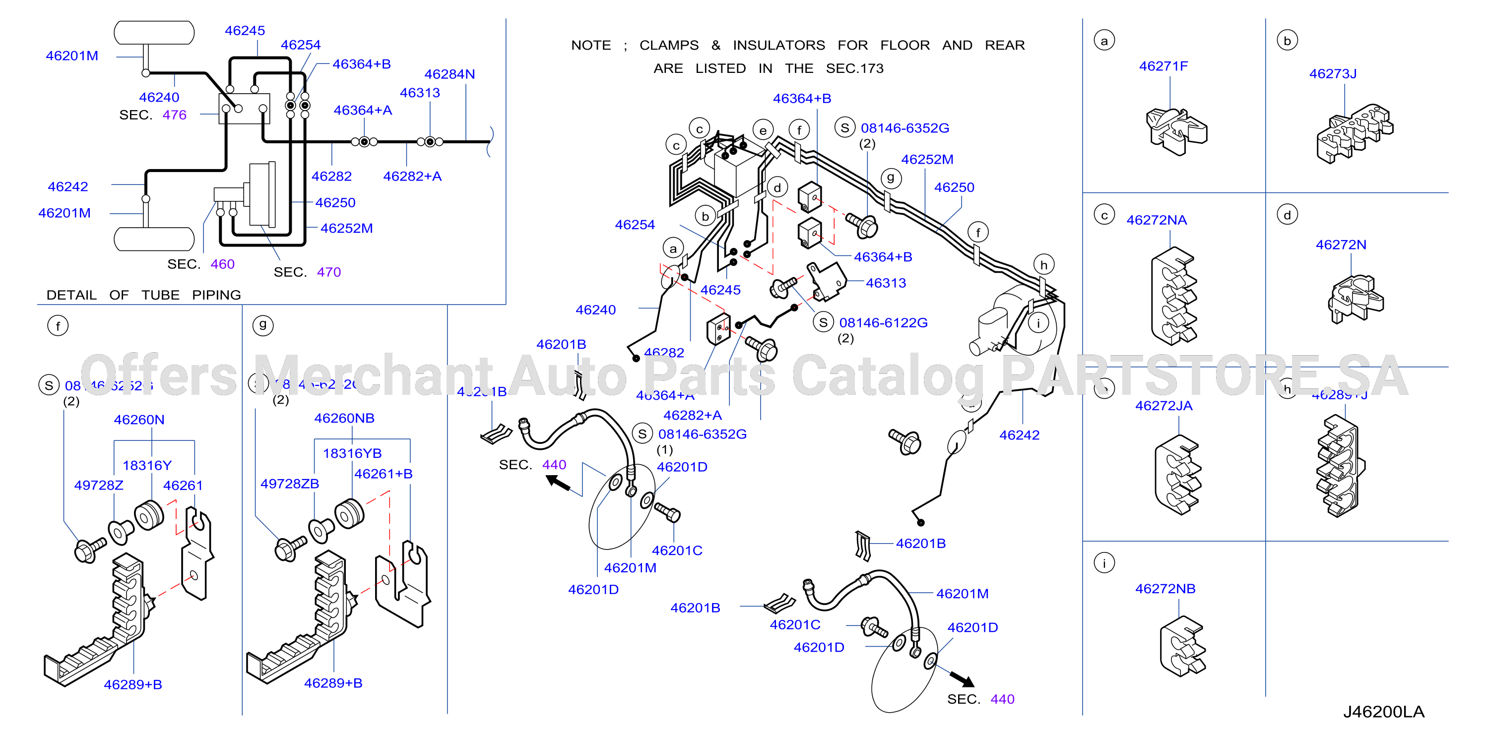 Brake Piping Control Front Piping F / Abs