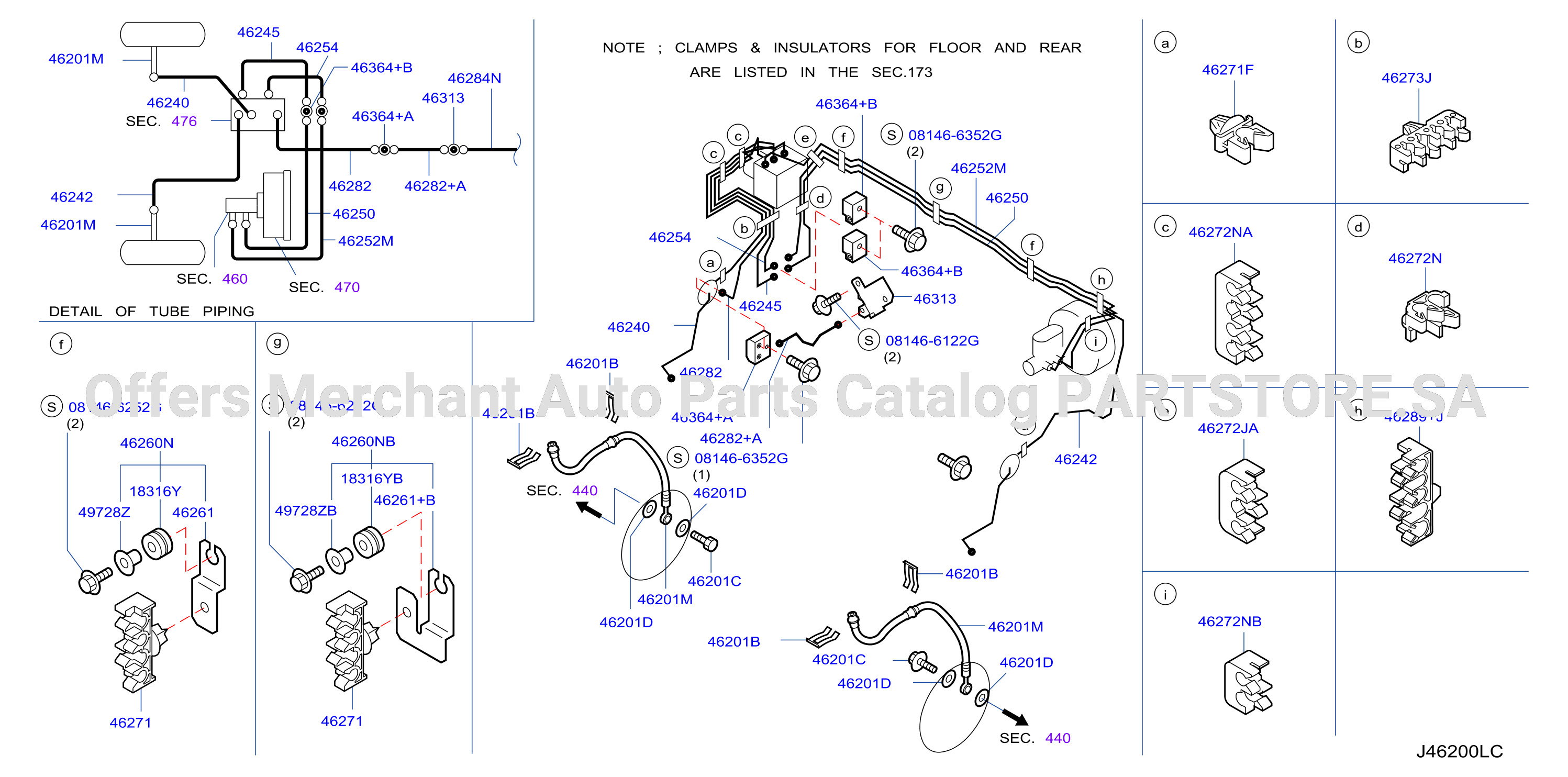 Brake Piping Control Front Piping F / Abs