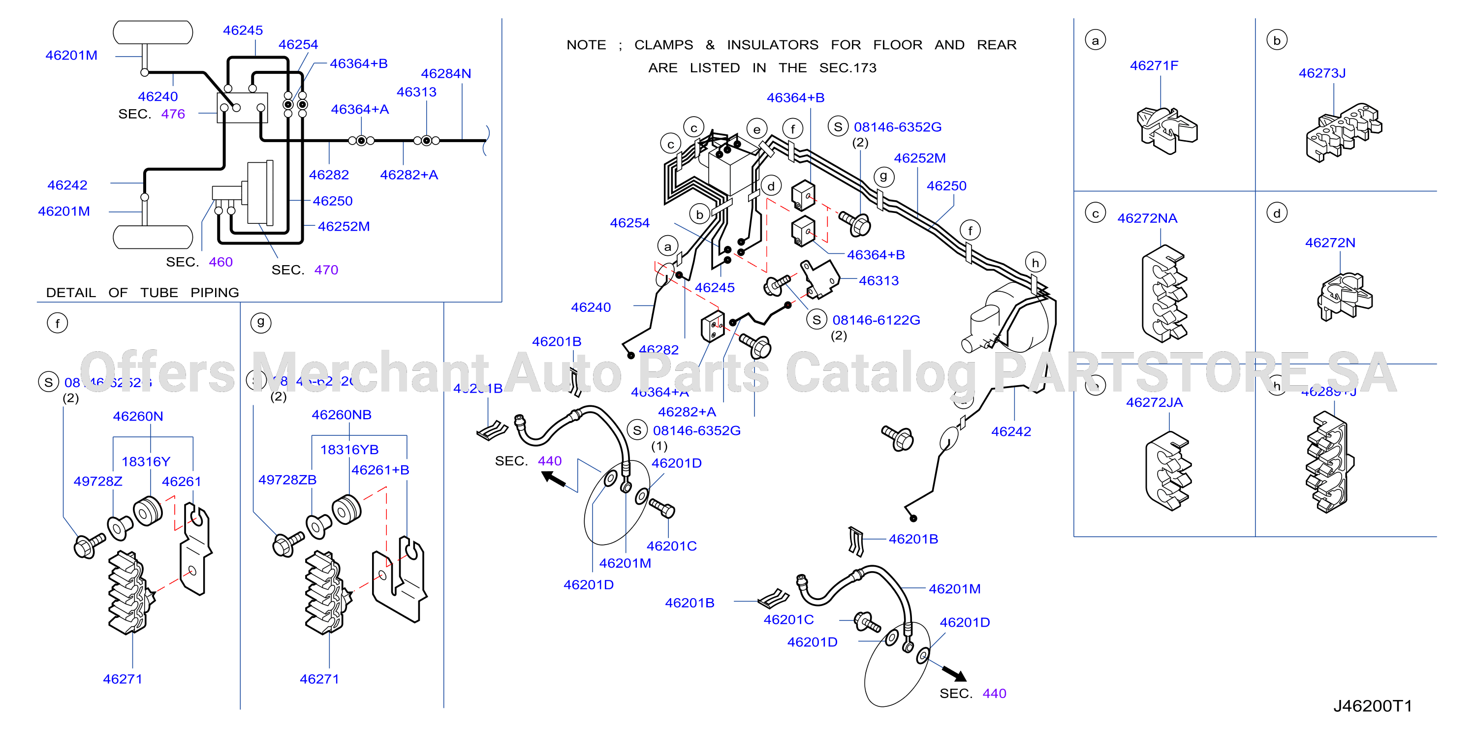 Brake Piping Control Front Piping