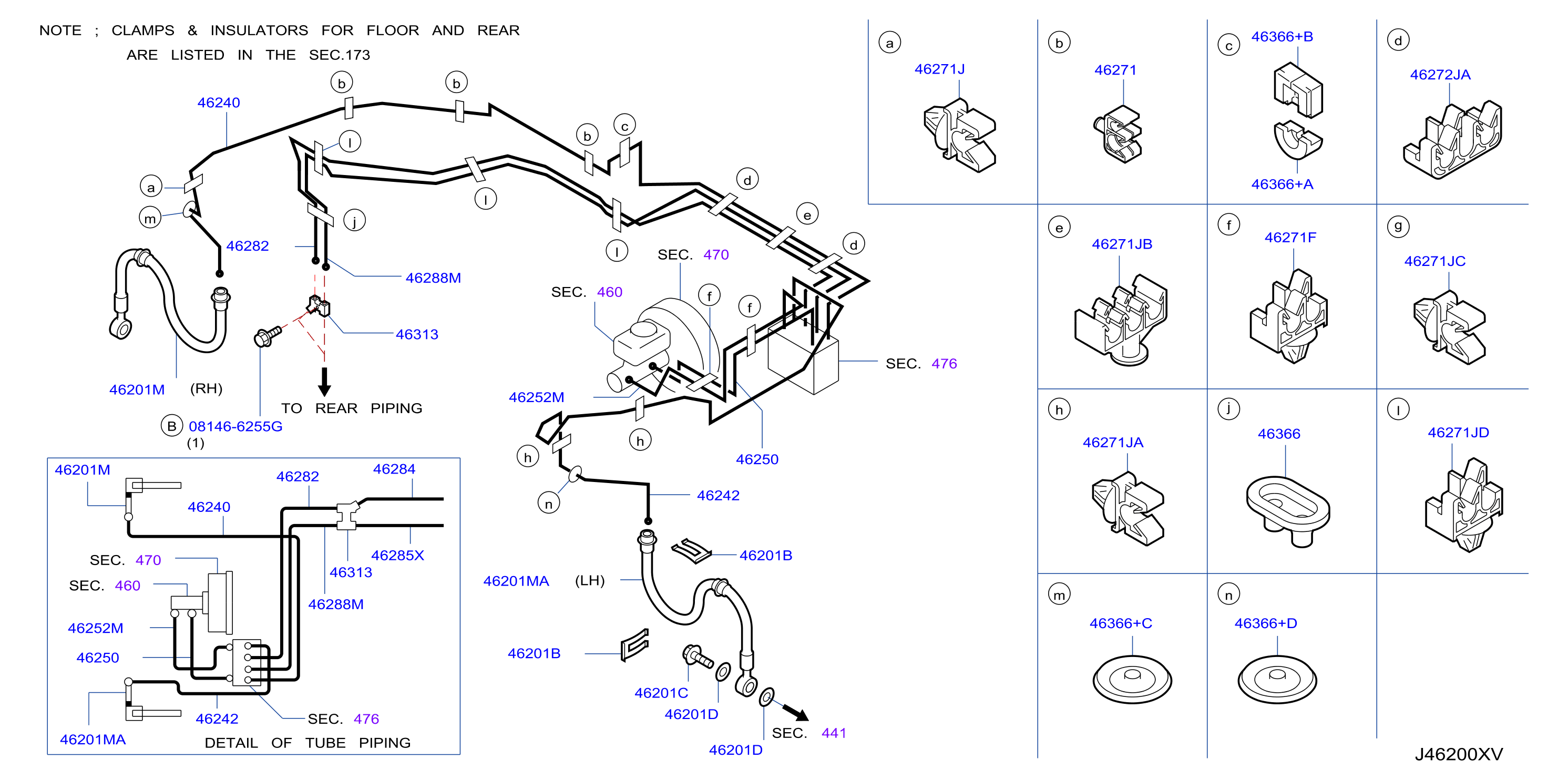 Brake Piping Control Front Piping