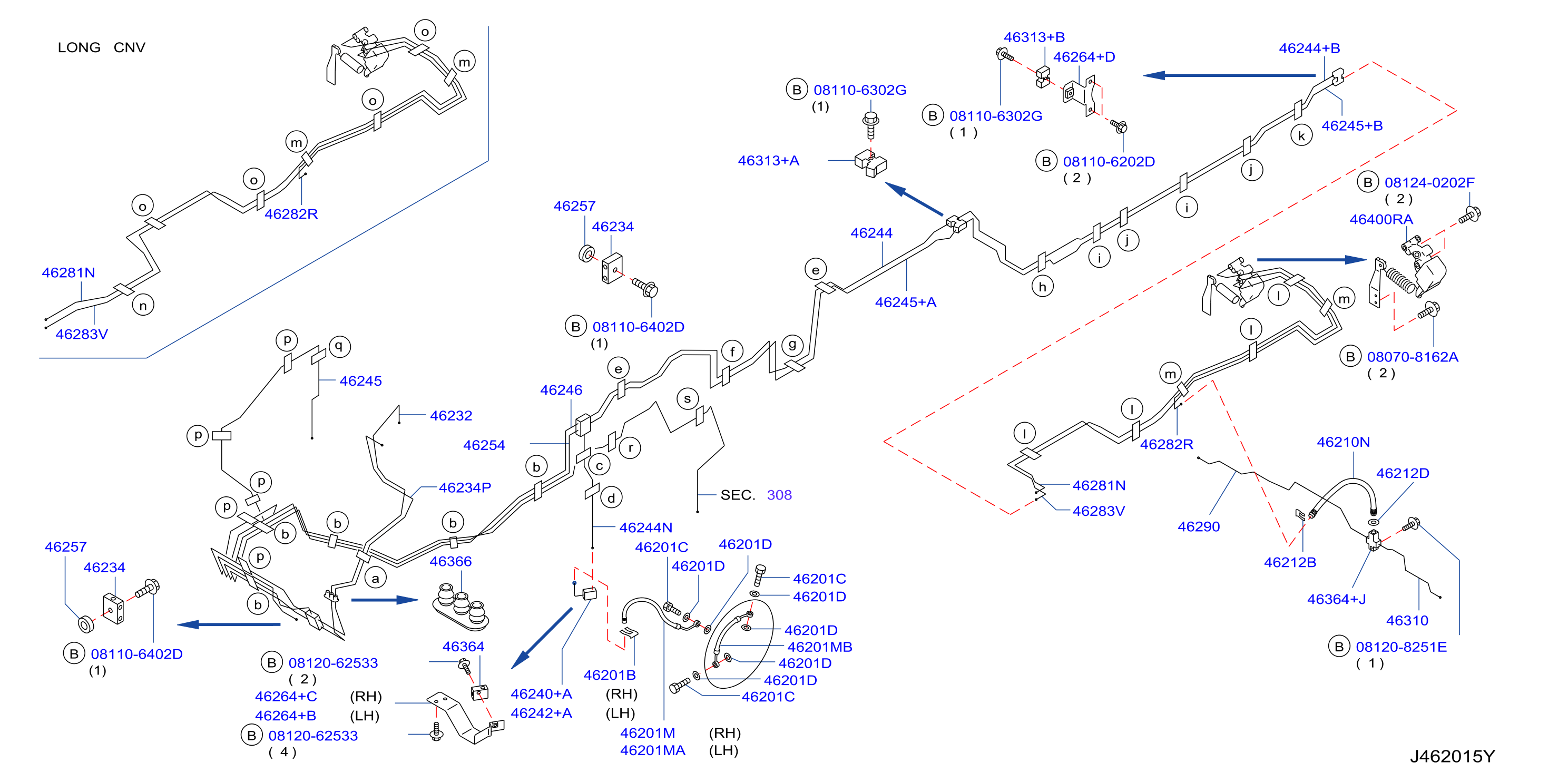 Brake Piping Control Front Piping