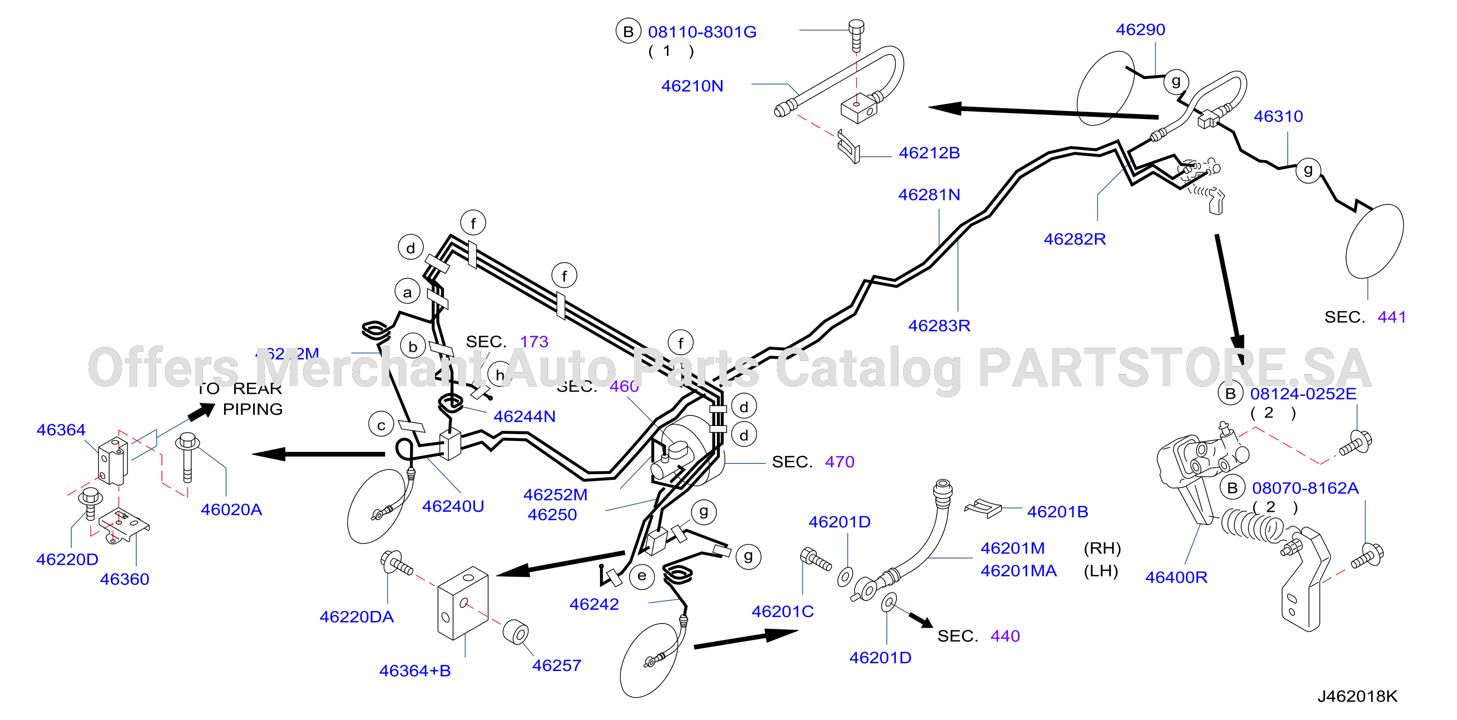 Brake Piping Control Piping