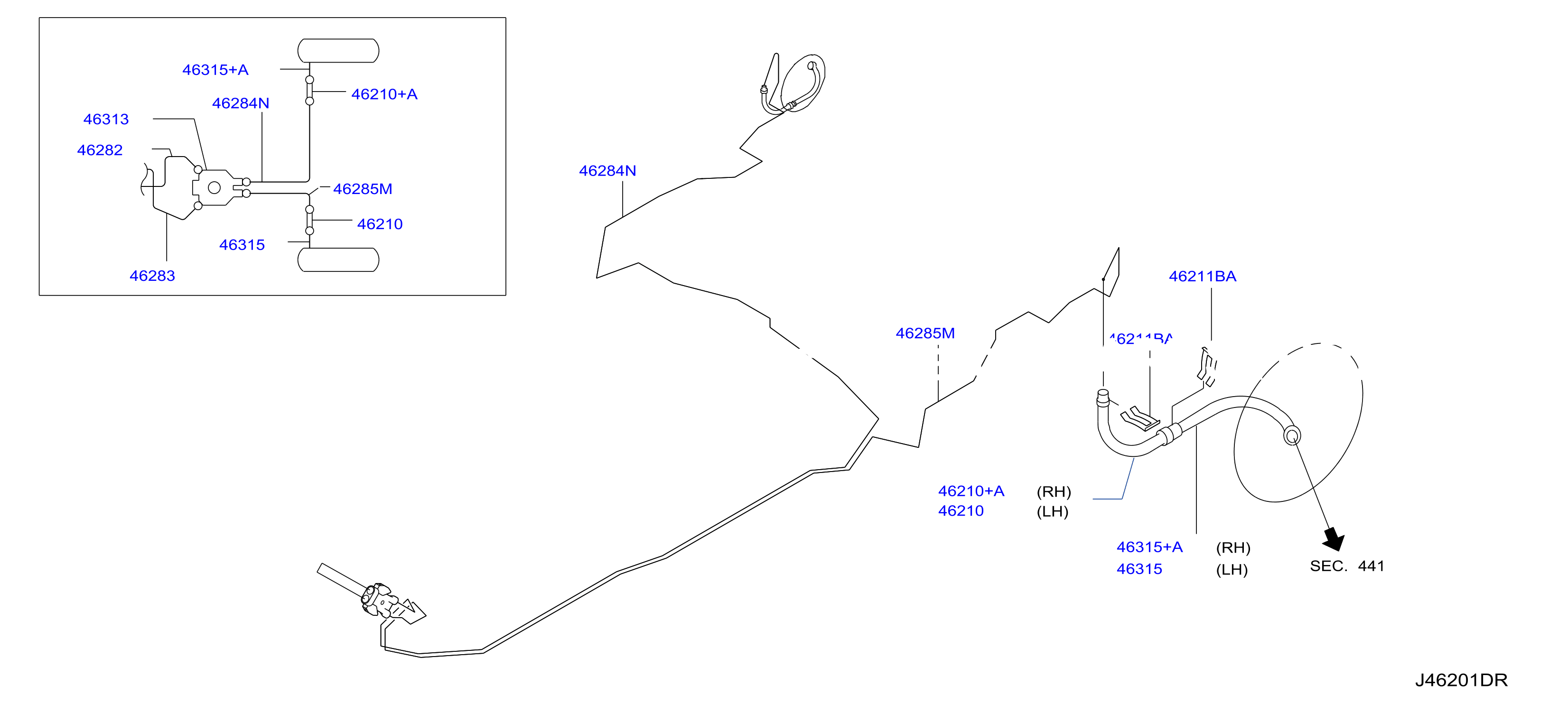 فرامل خلفية