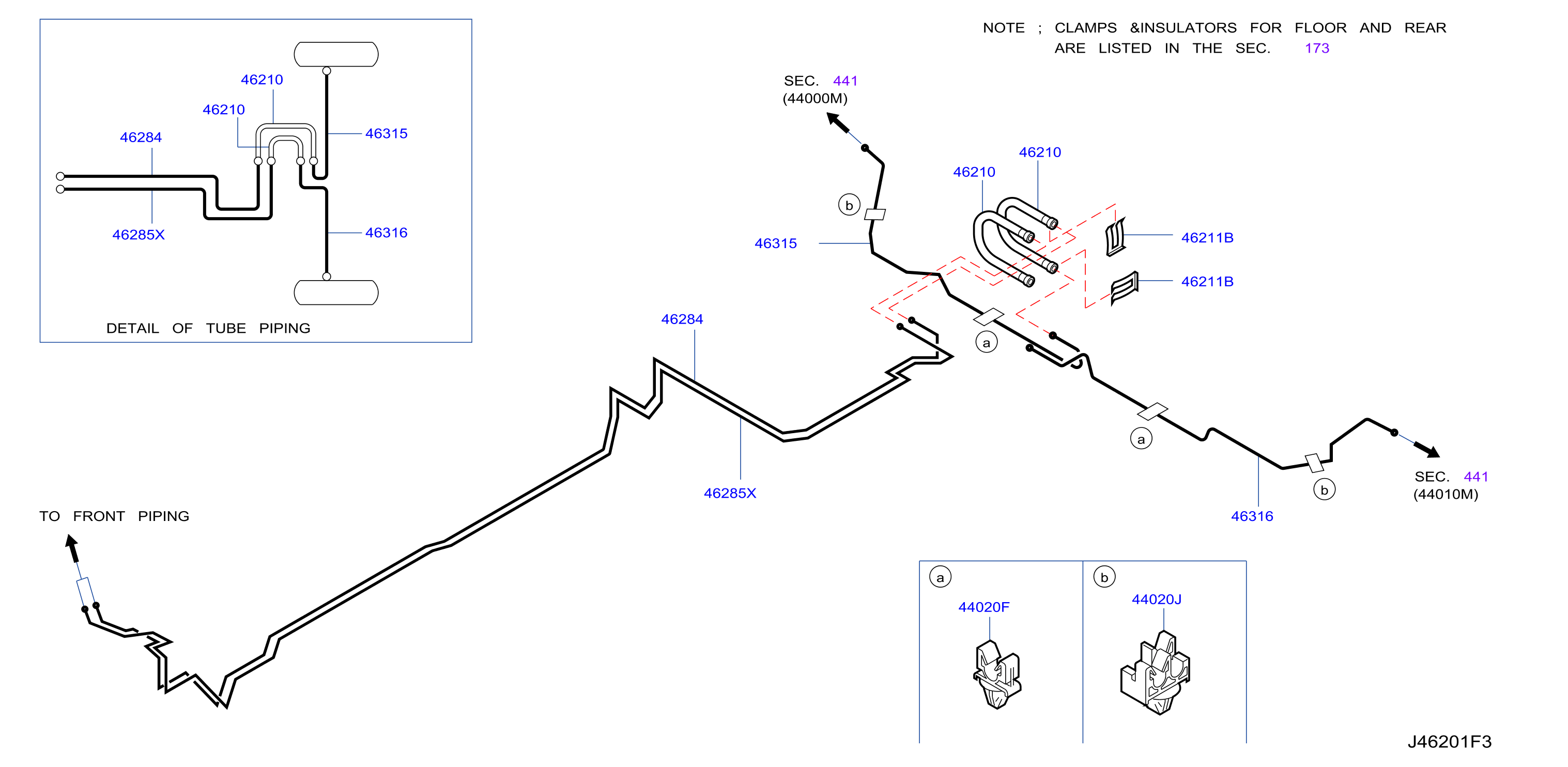 Brake Piping Control Clamp Insulator