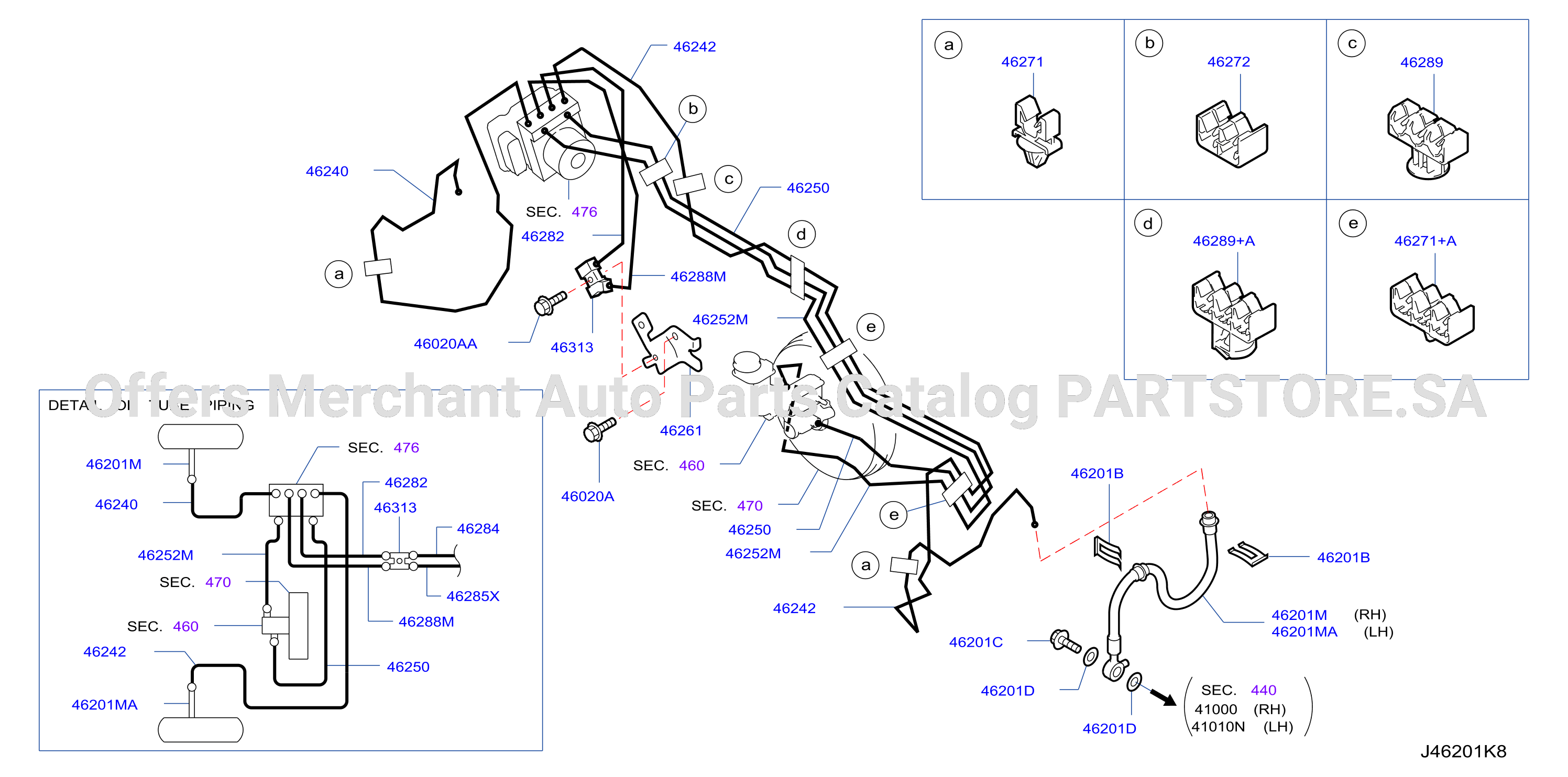 Brake Piping Control Piping