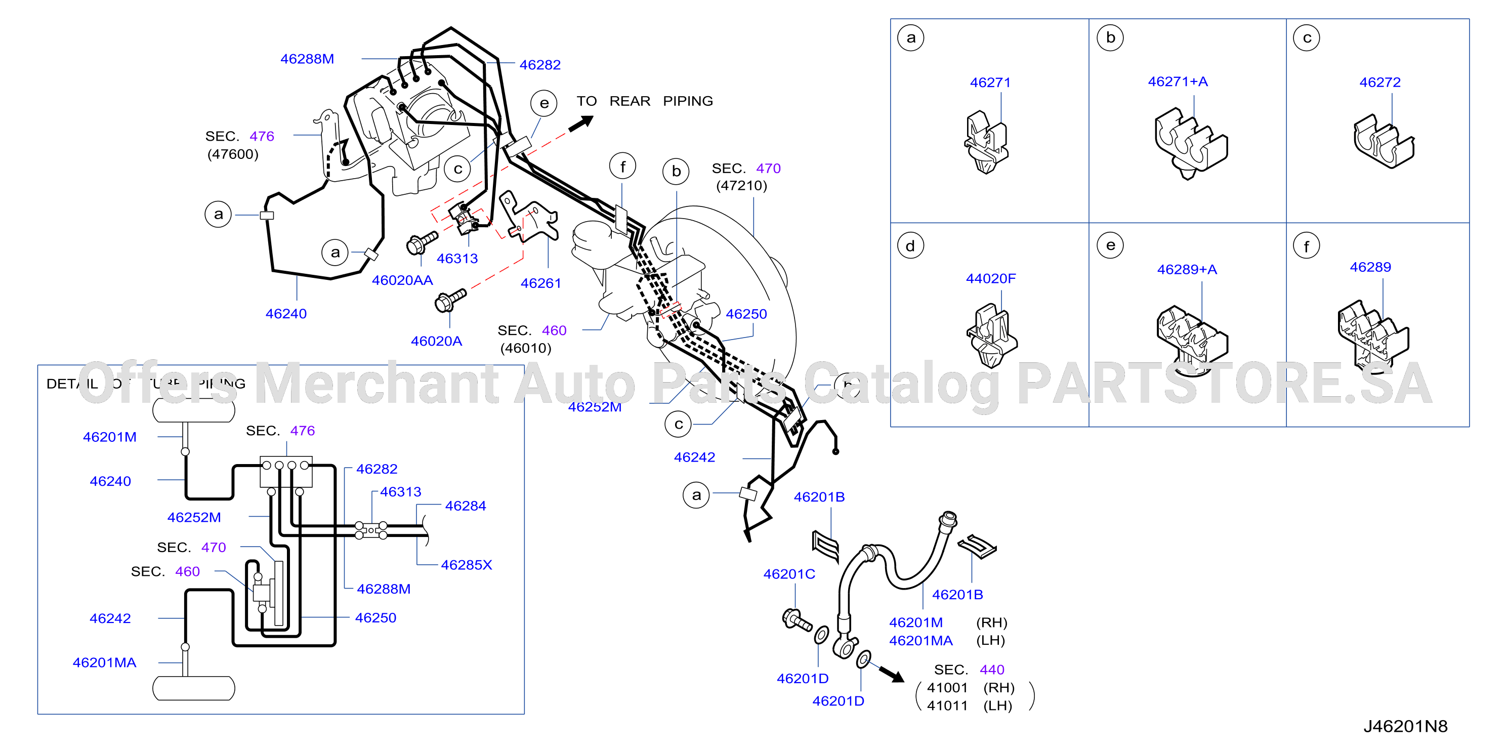 Brake Piping Control Piping