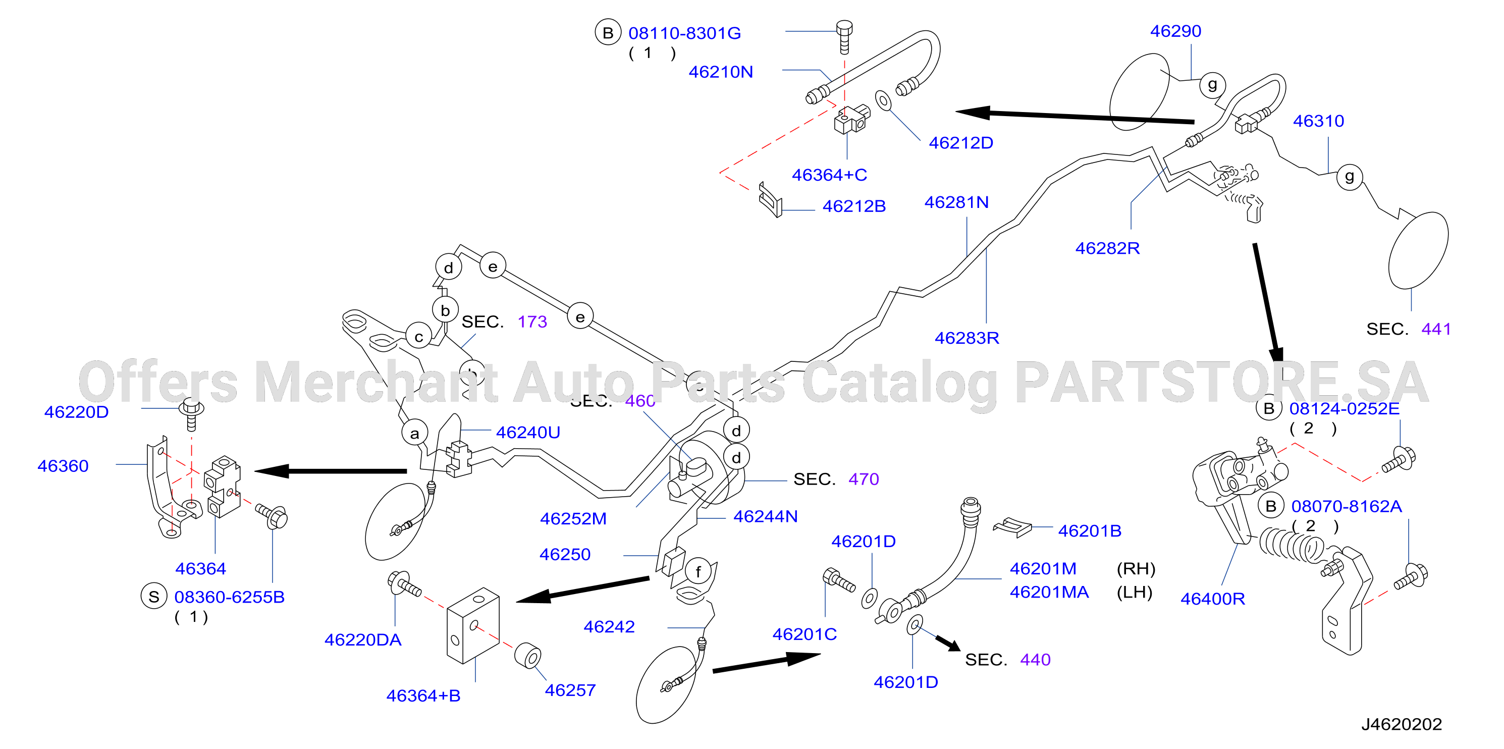 Brake Piping Control Piping