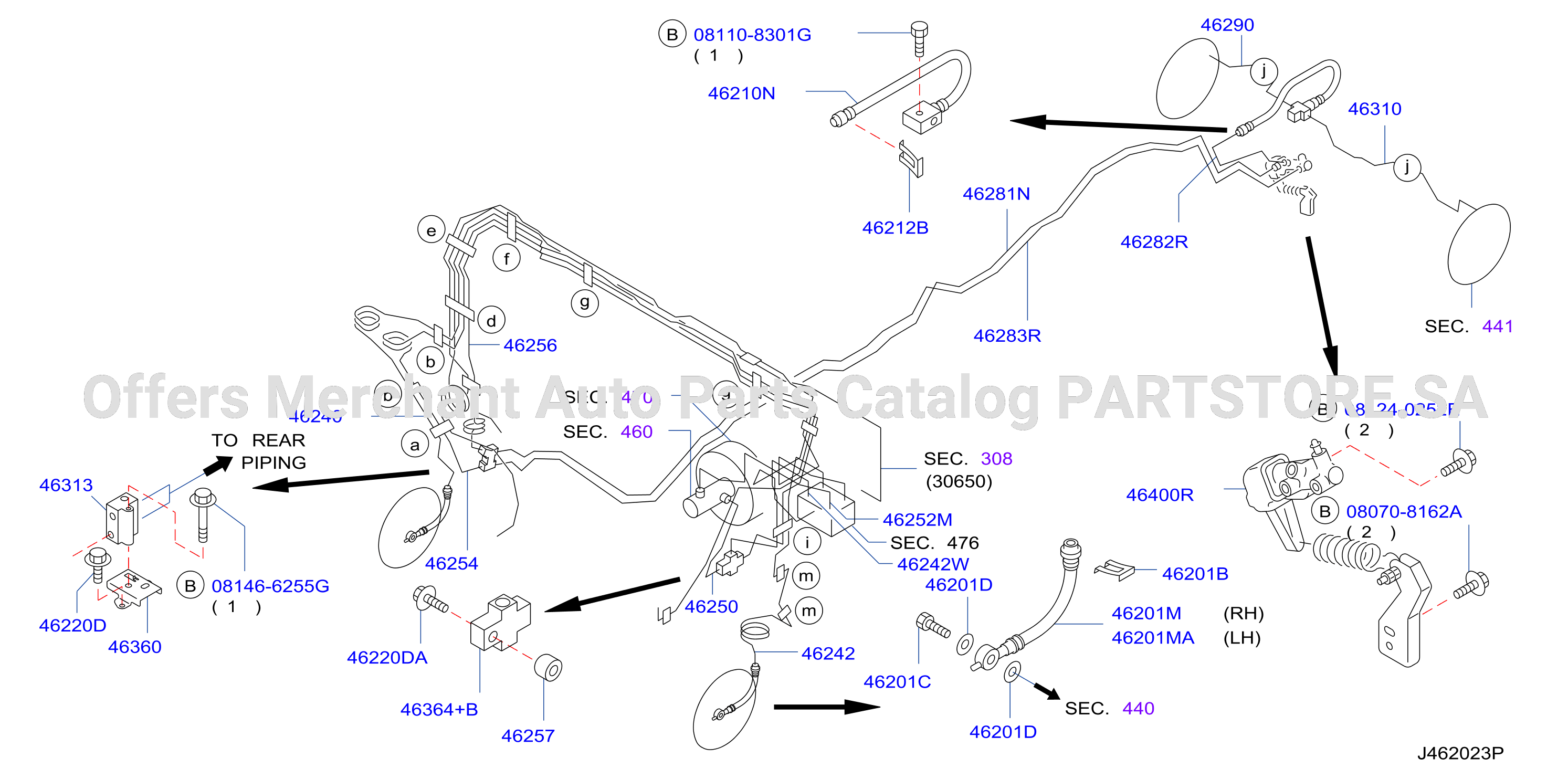 Brake Piping Control Piping 2Wd Abs Option
