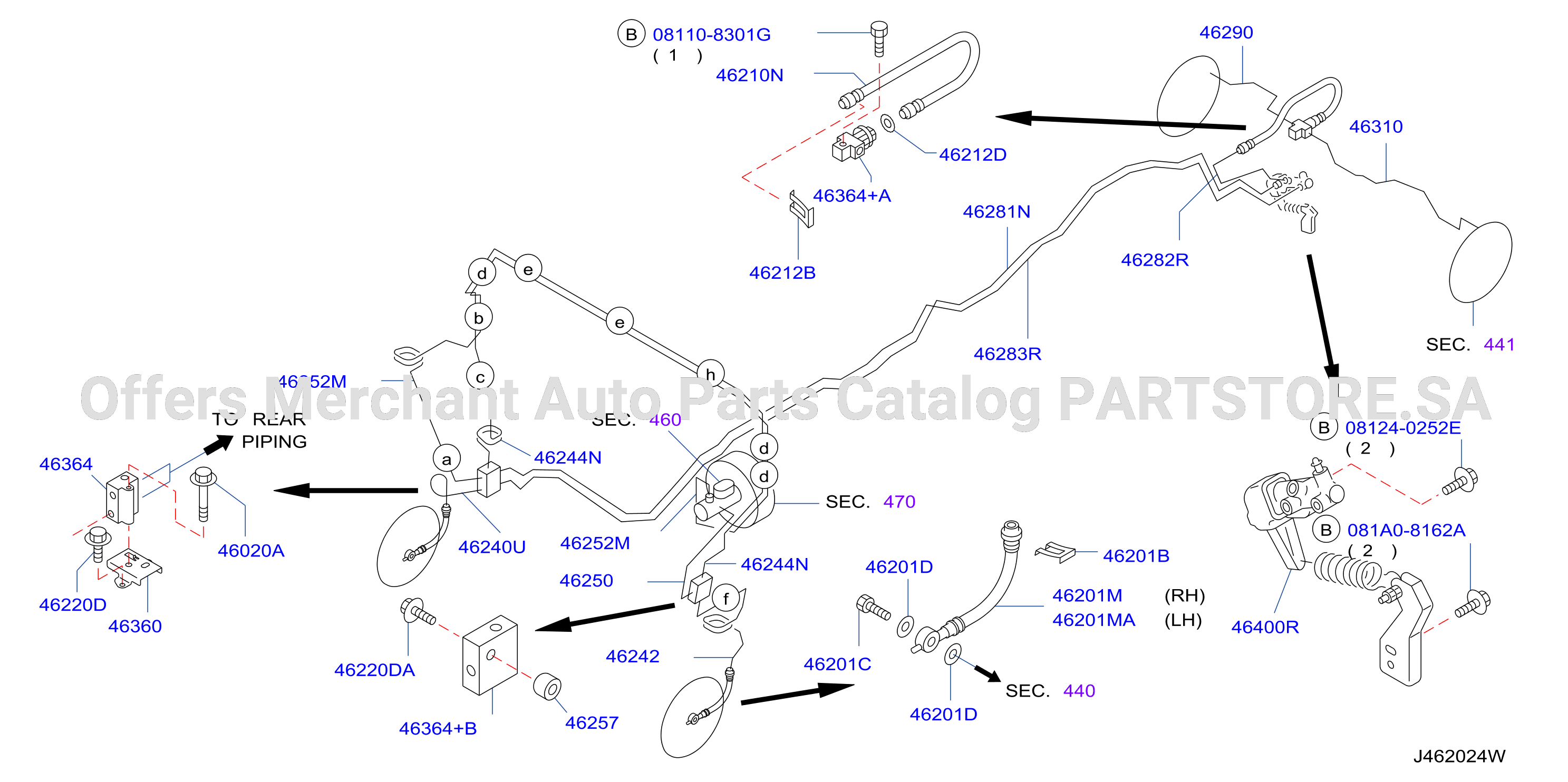 Brake Piping Control Piping