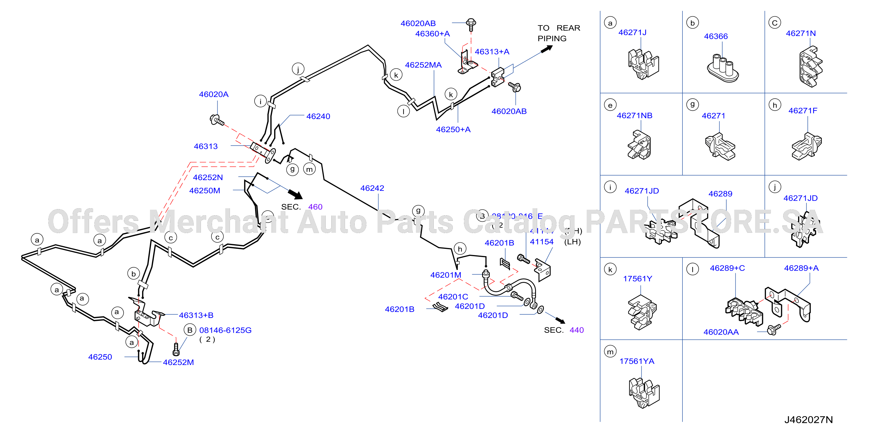 Brake Piping Control Front Piping F / Common Rail Part2