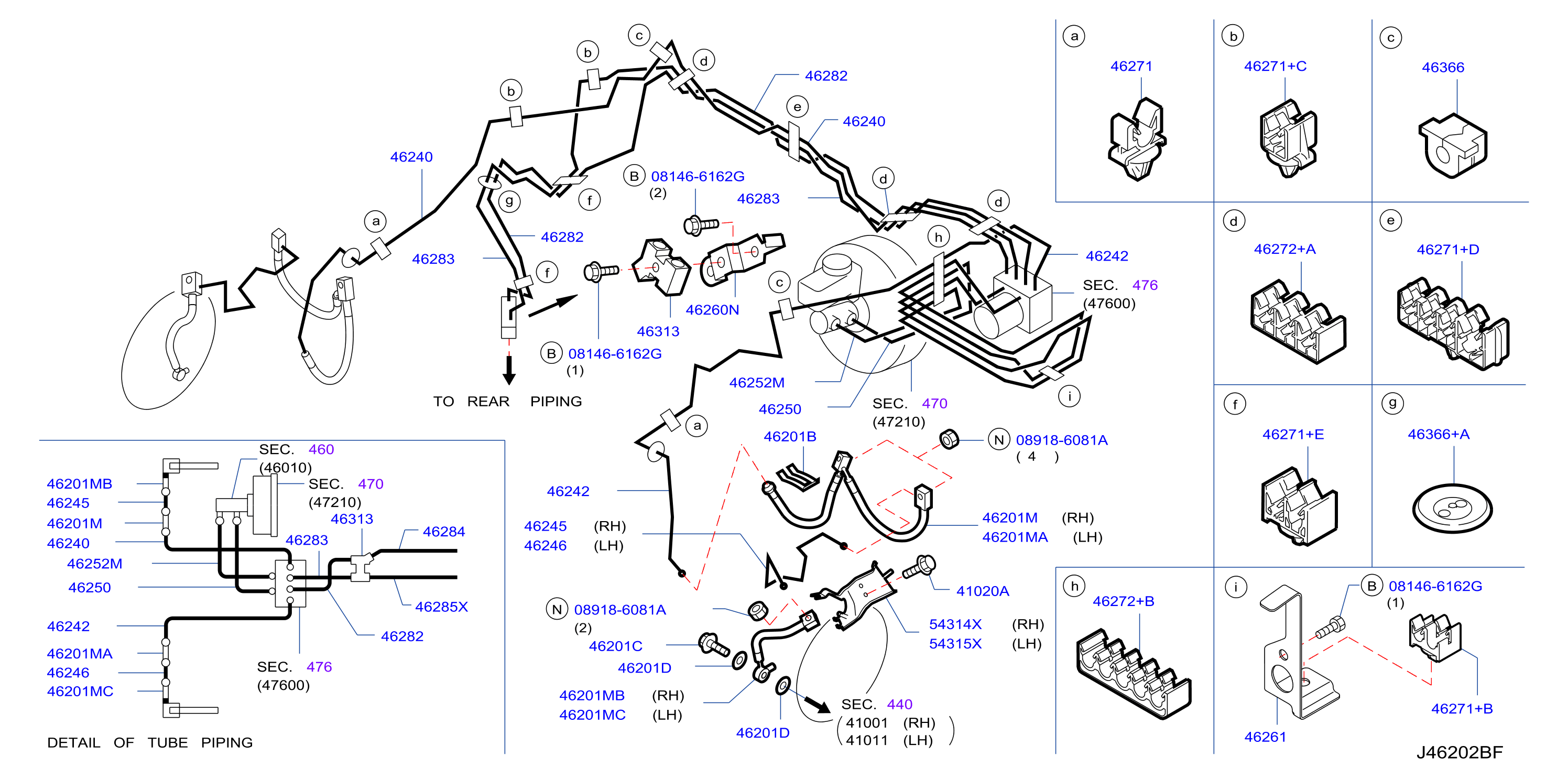 Brake Piping Control Front Piping Accs3
