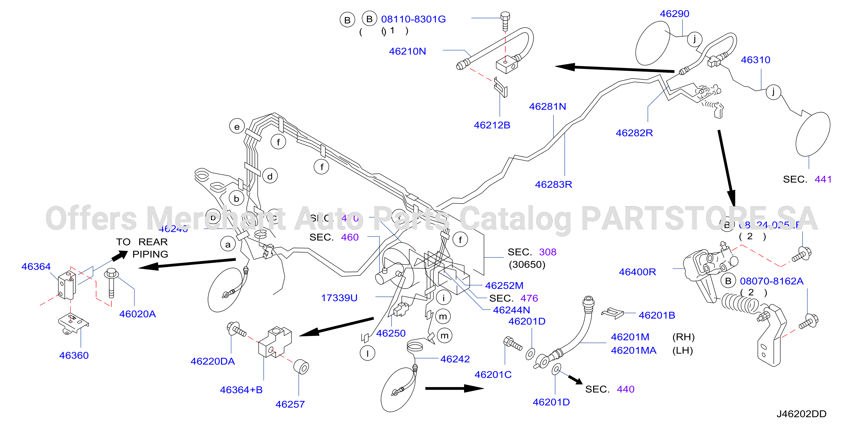 Brake Piping Control Piping