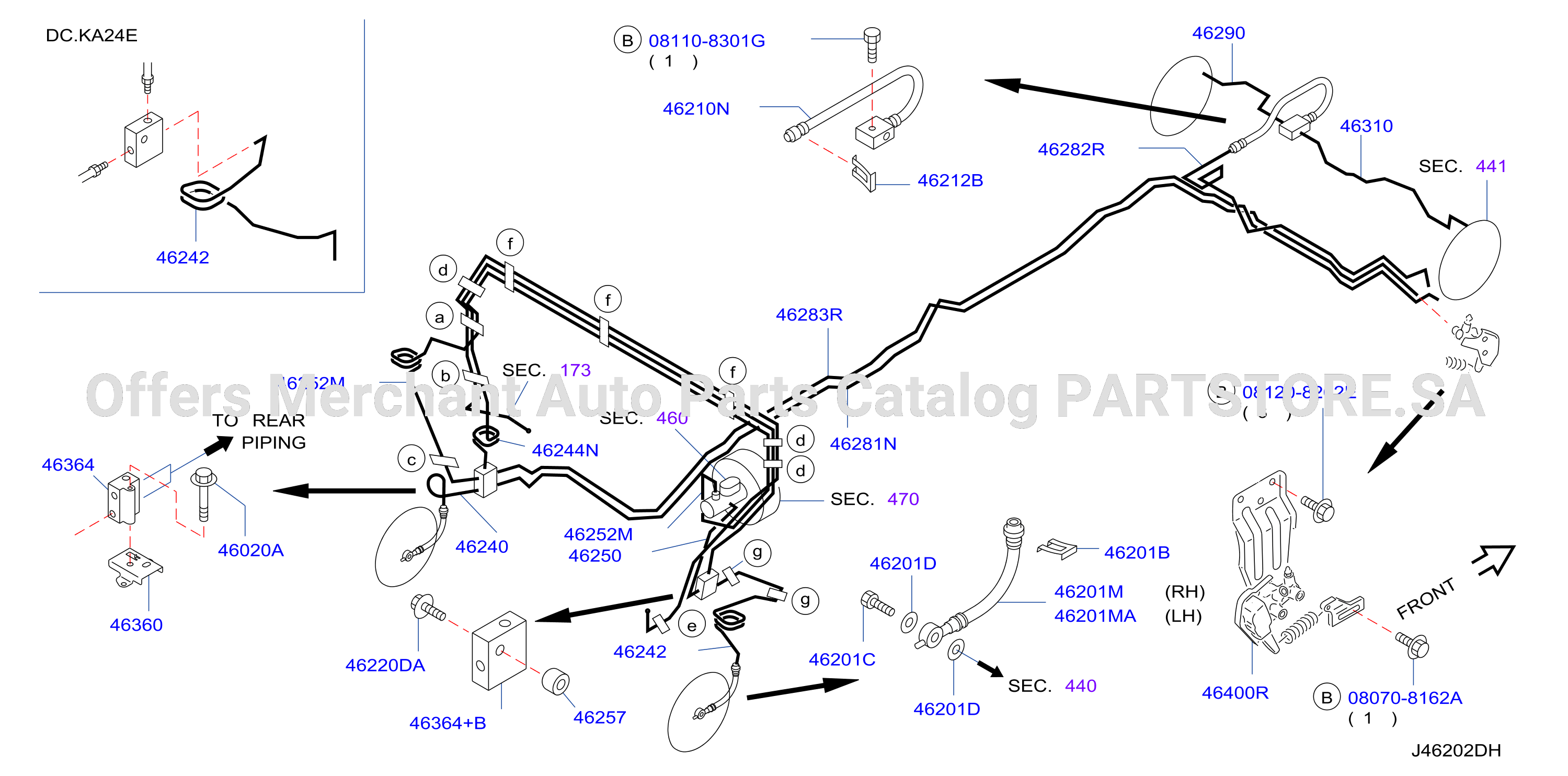 Brake Piping Control Piping