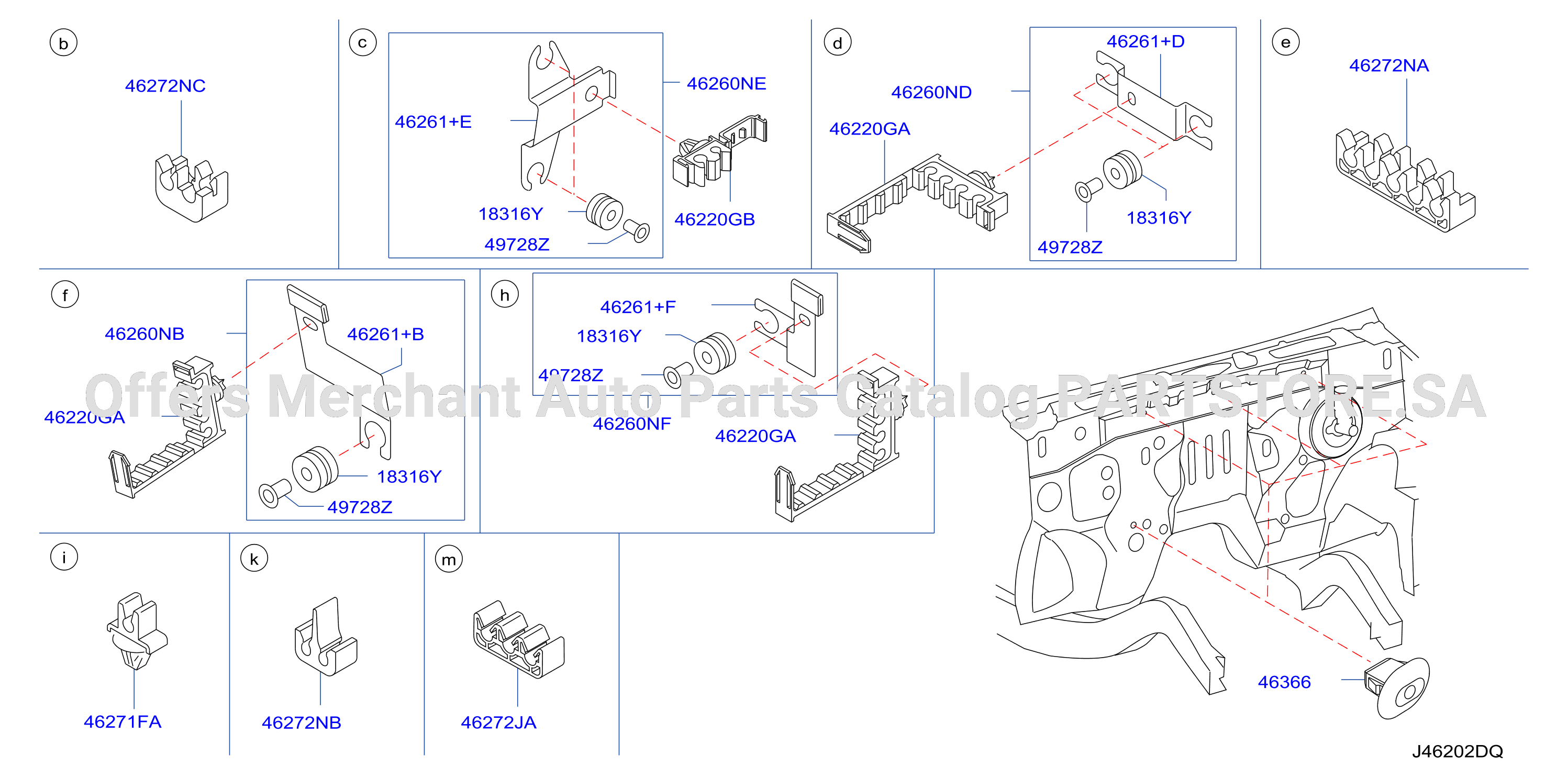 Brake Piping Control Clamp Insulator
