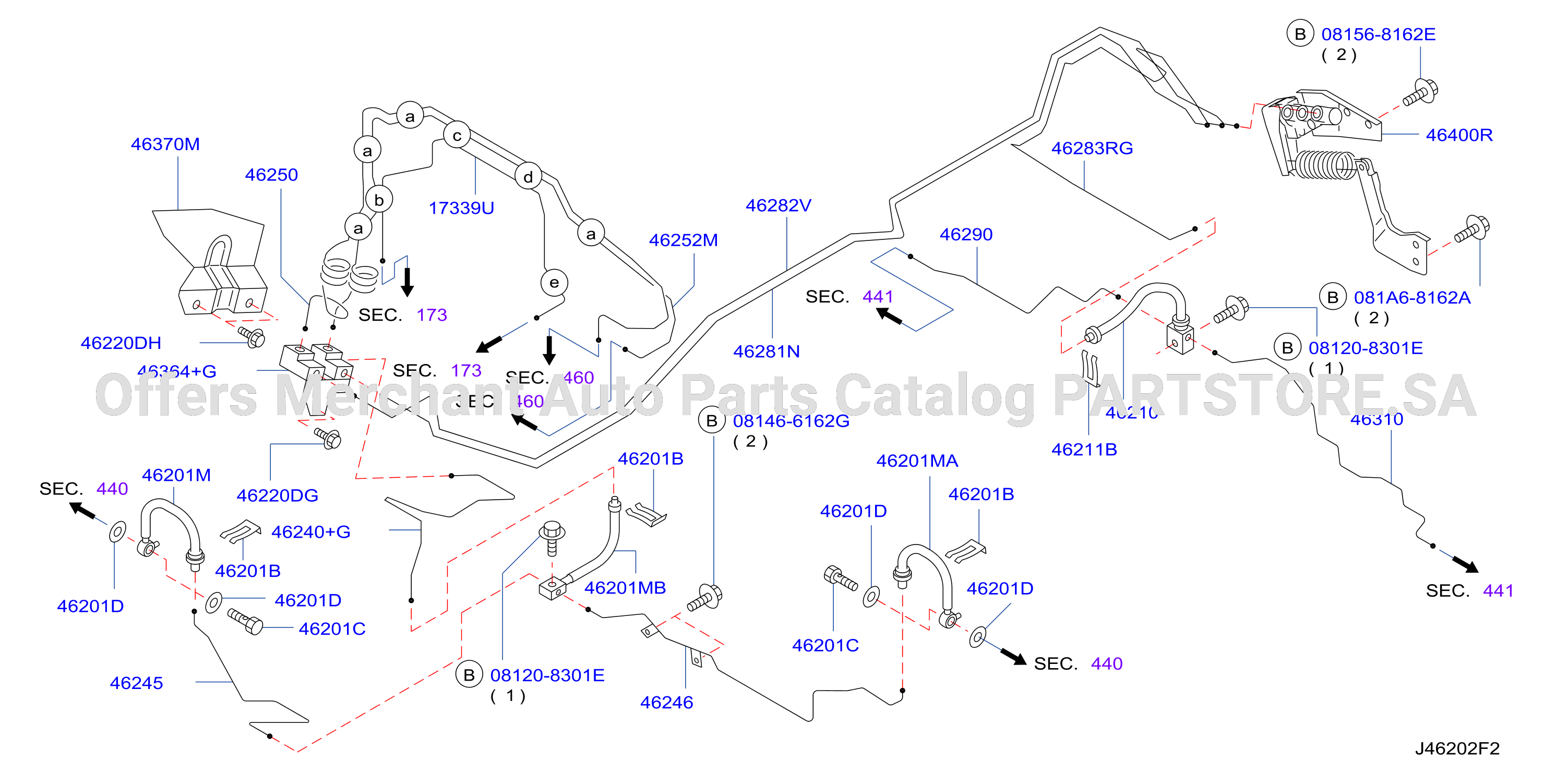 Brake Piping Control Piping