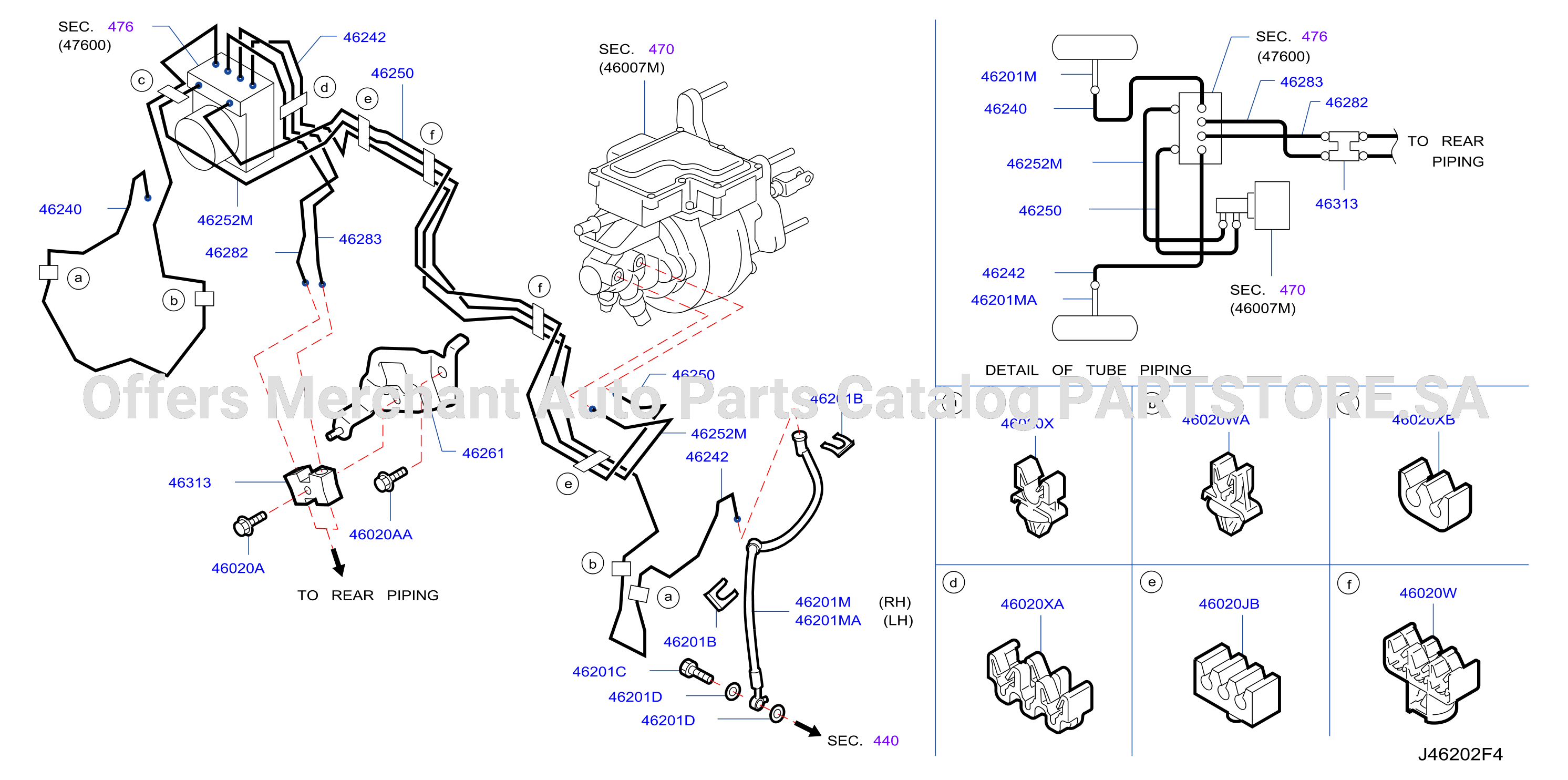 Brake Piping Control Piping