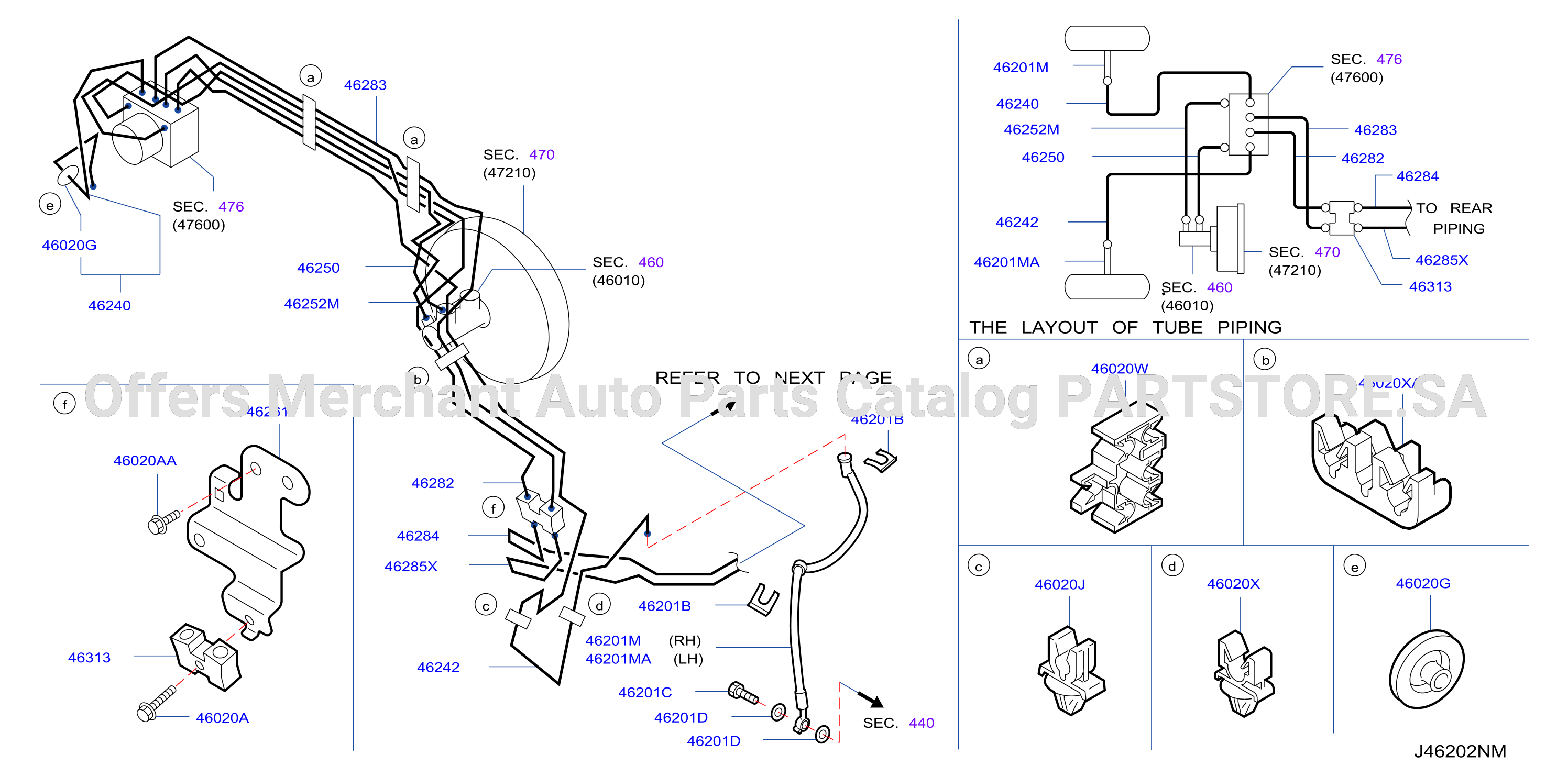 Brake Piping Control Clamp Insulator