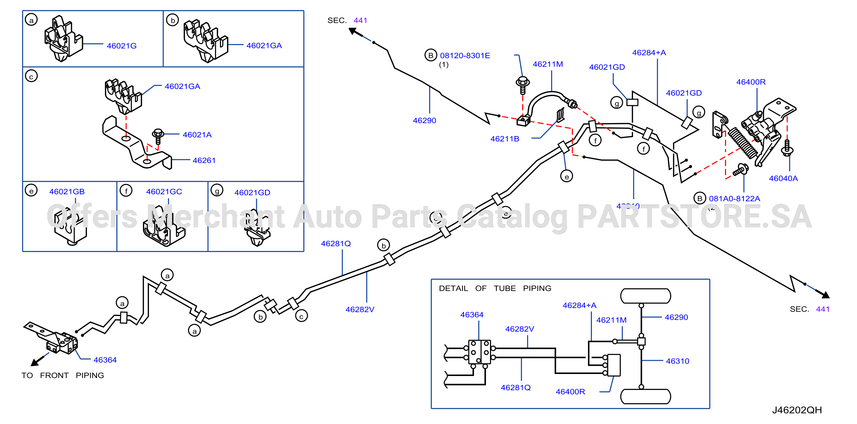 Brake Piping Control Rear Piping Yd25Ddti At Wide Abs