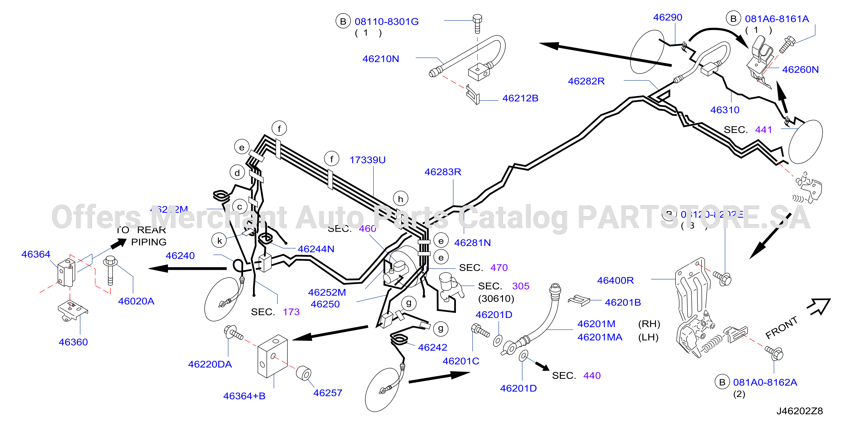 Brake Piping Control Piping