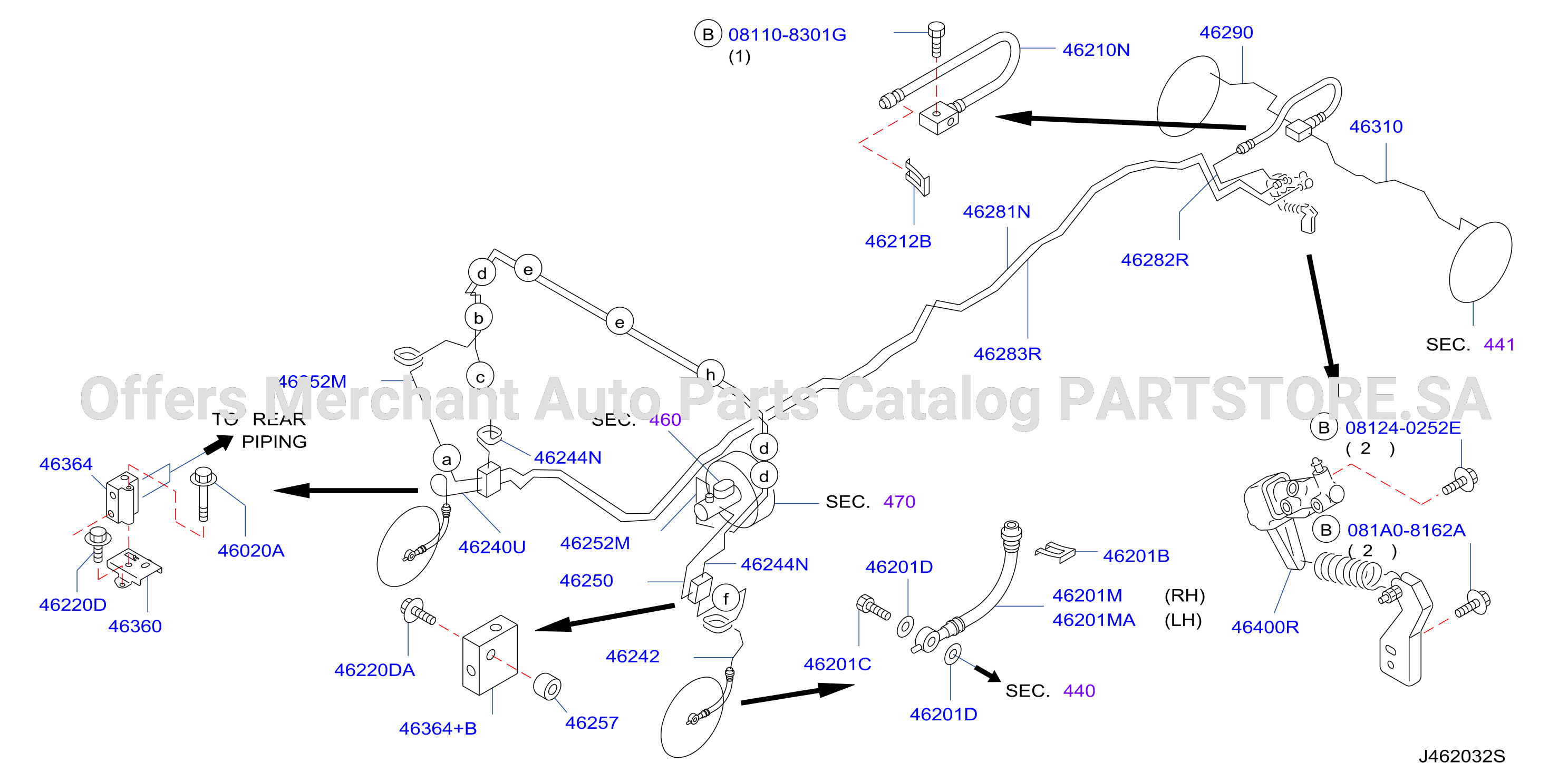 Brake Piping Control Piping
