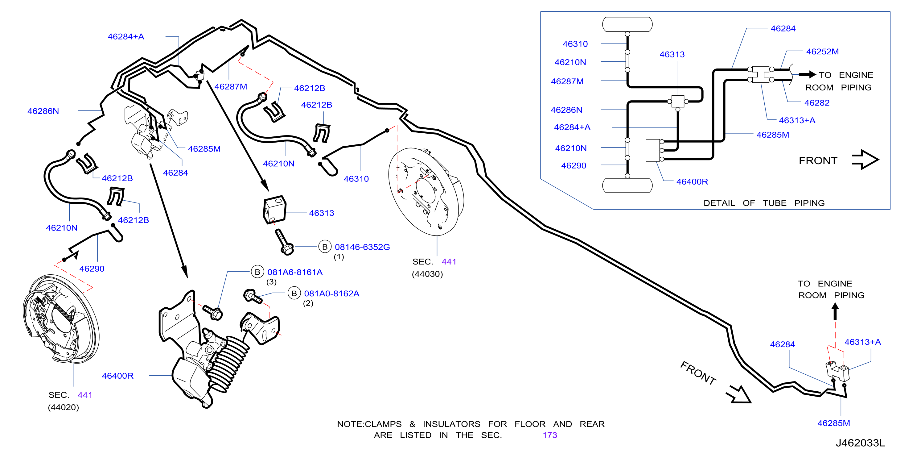Brake Piping Control Body Piping