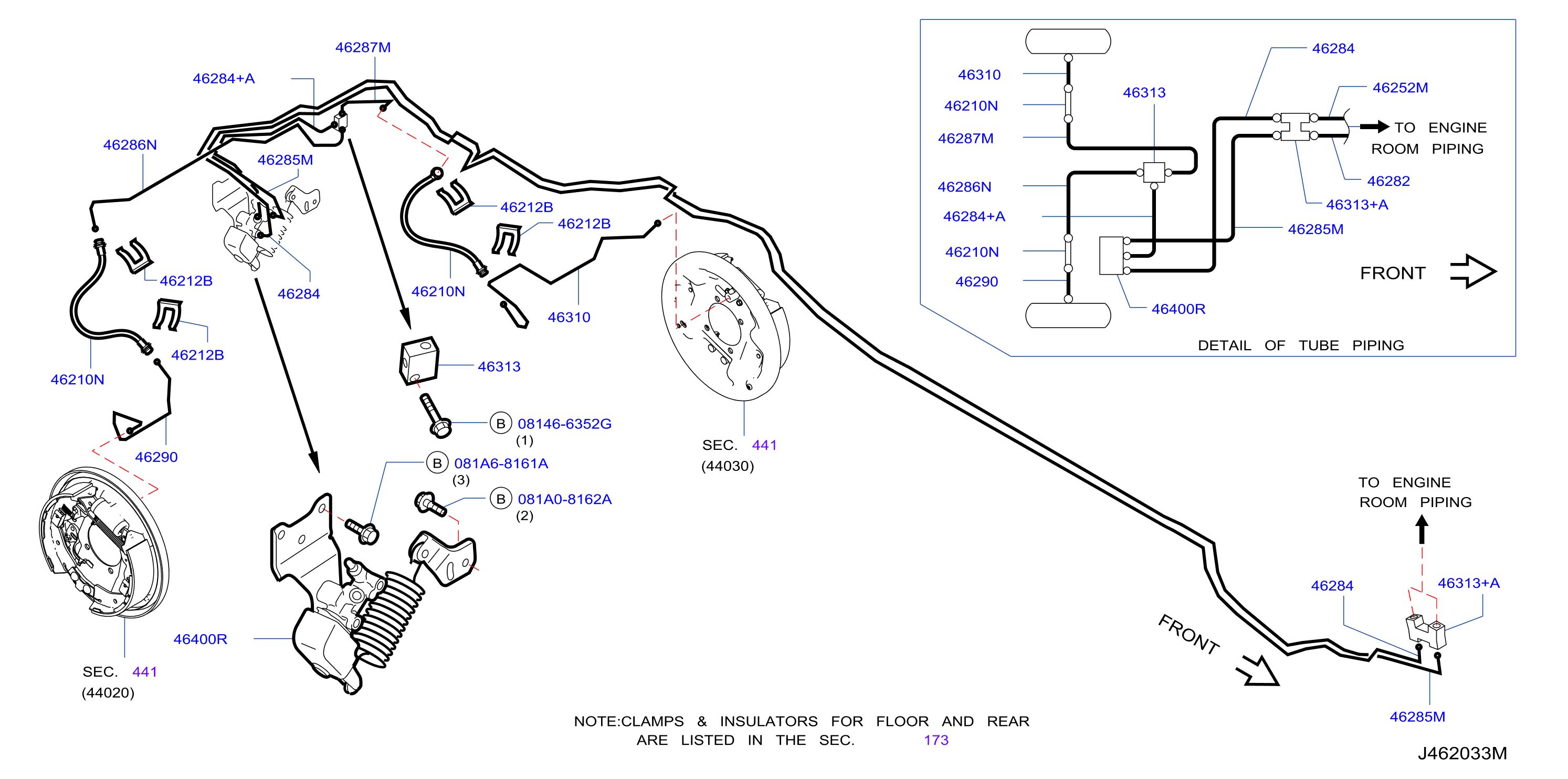 Brake Piping Control Body Piping
