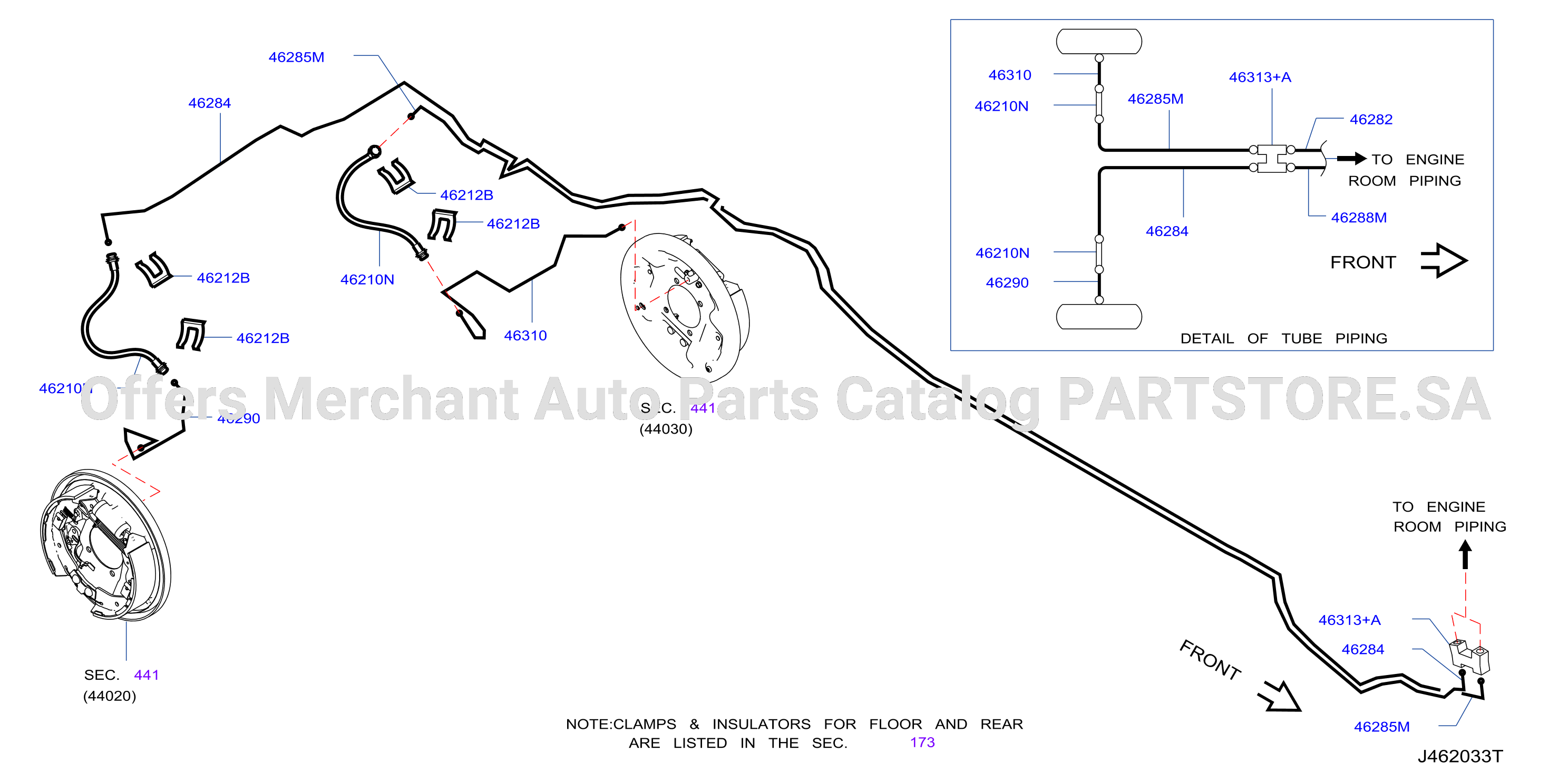 Brake Piping Control Body Piping