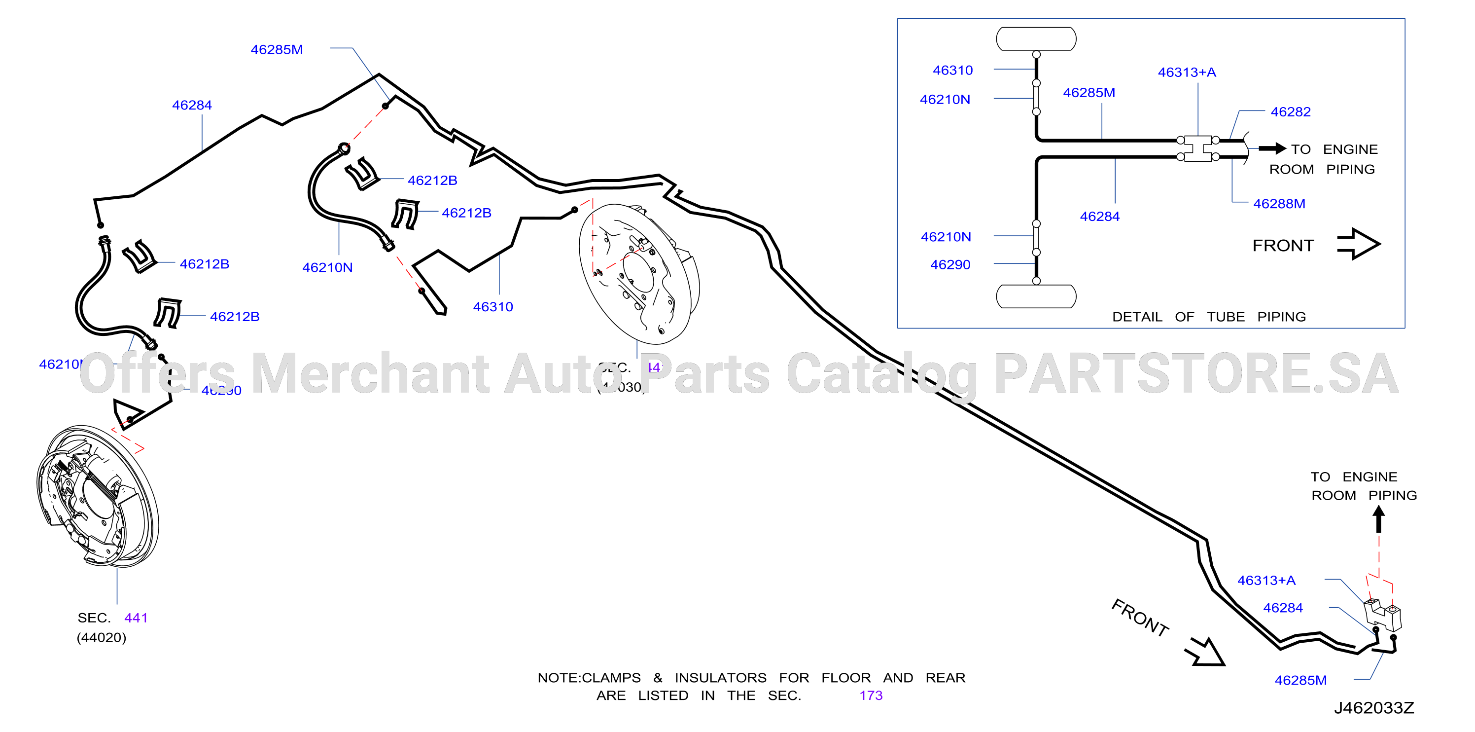 Brake Piping Control Body Piping