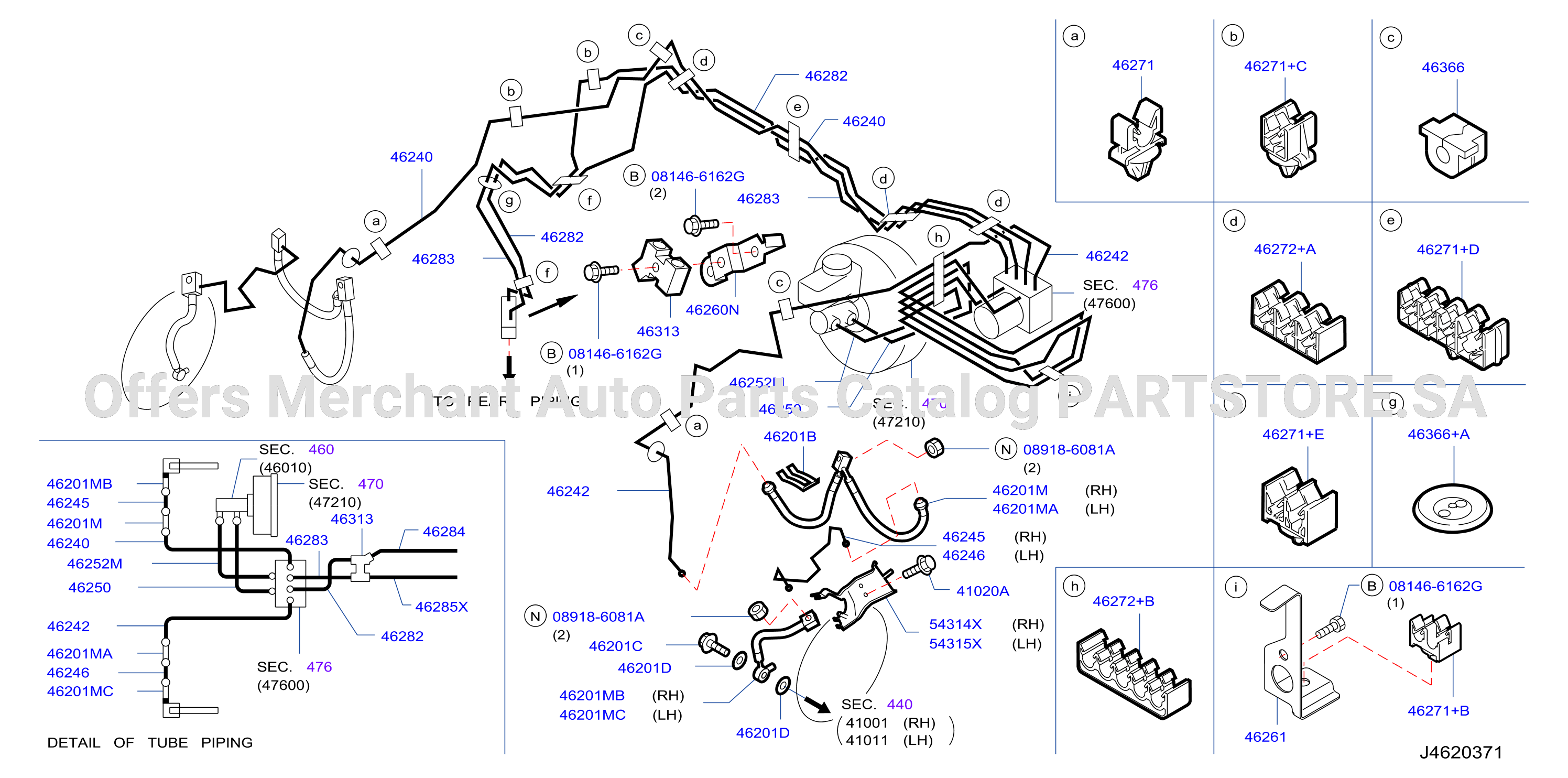 Brake Piping Control Front Piping