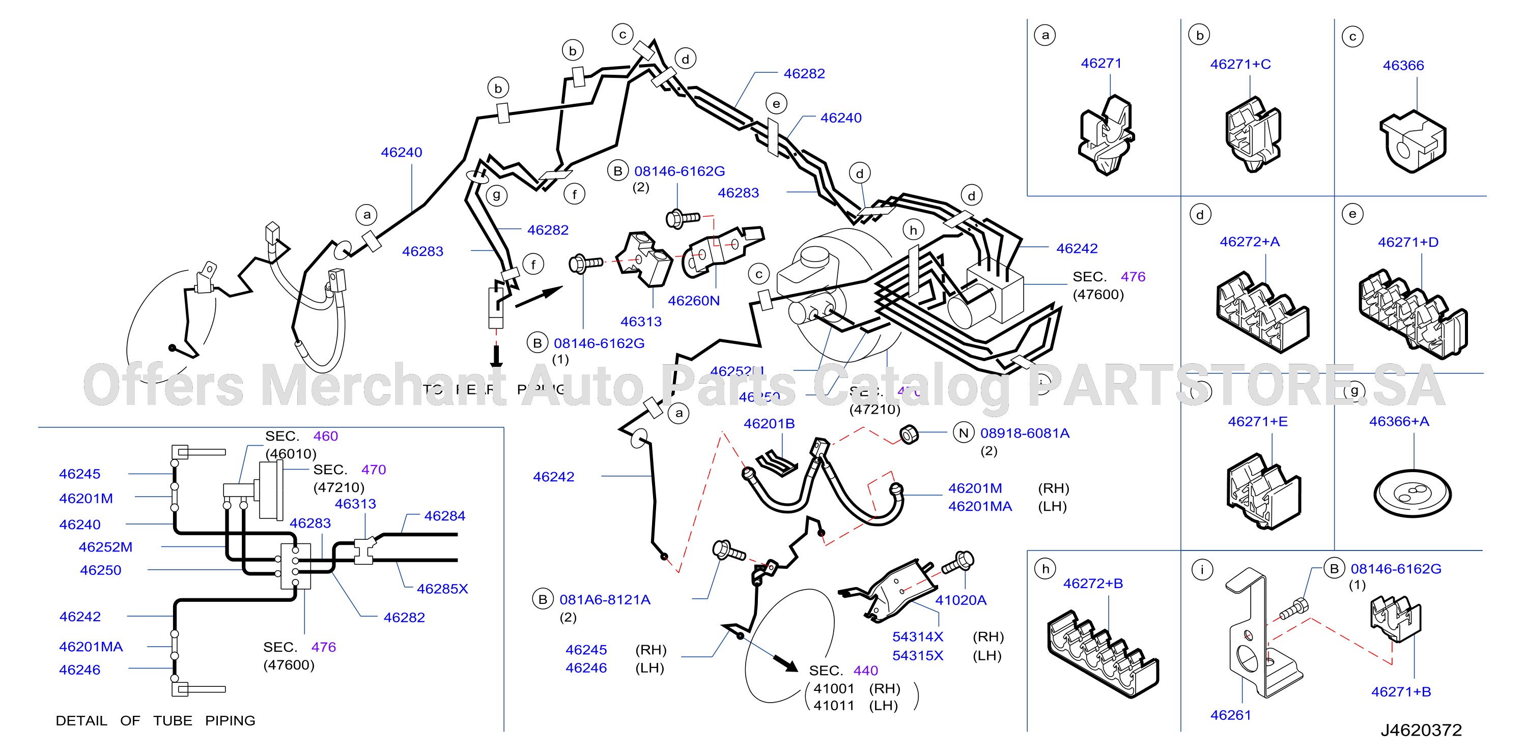 Brake Piping Control Front Piping Hicas
