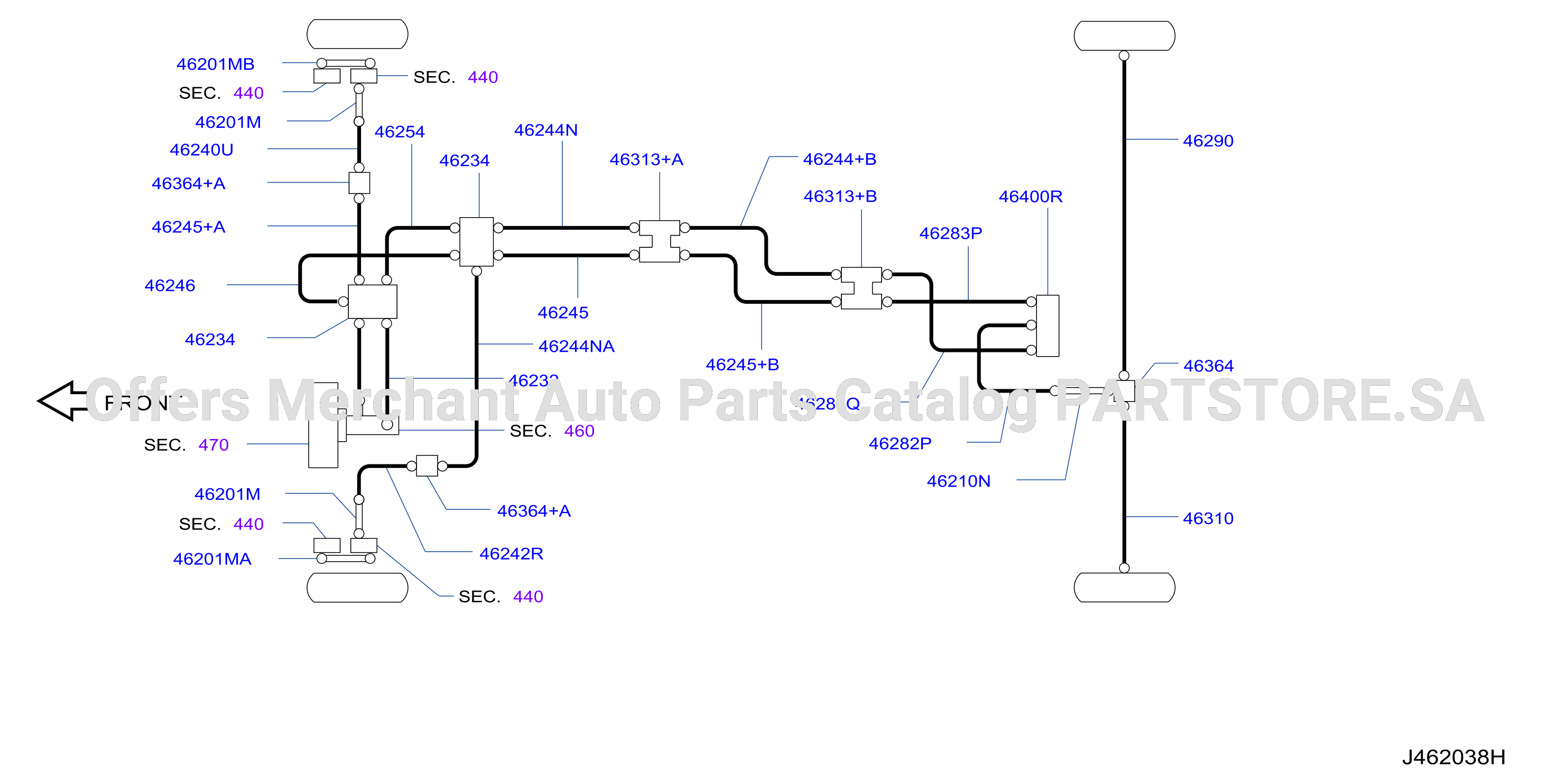 Brake Piping Control Piping Drawing