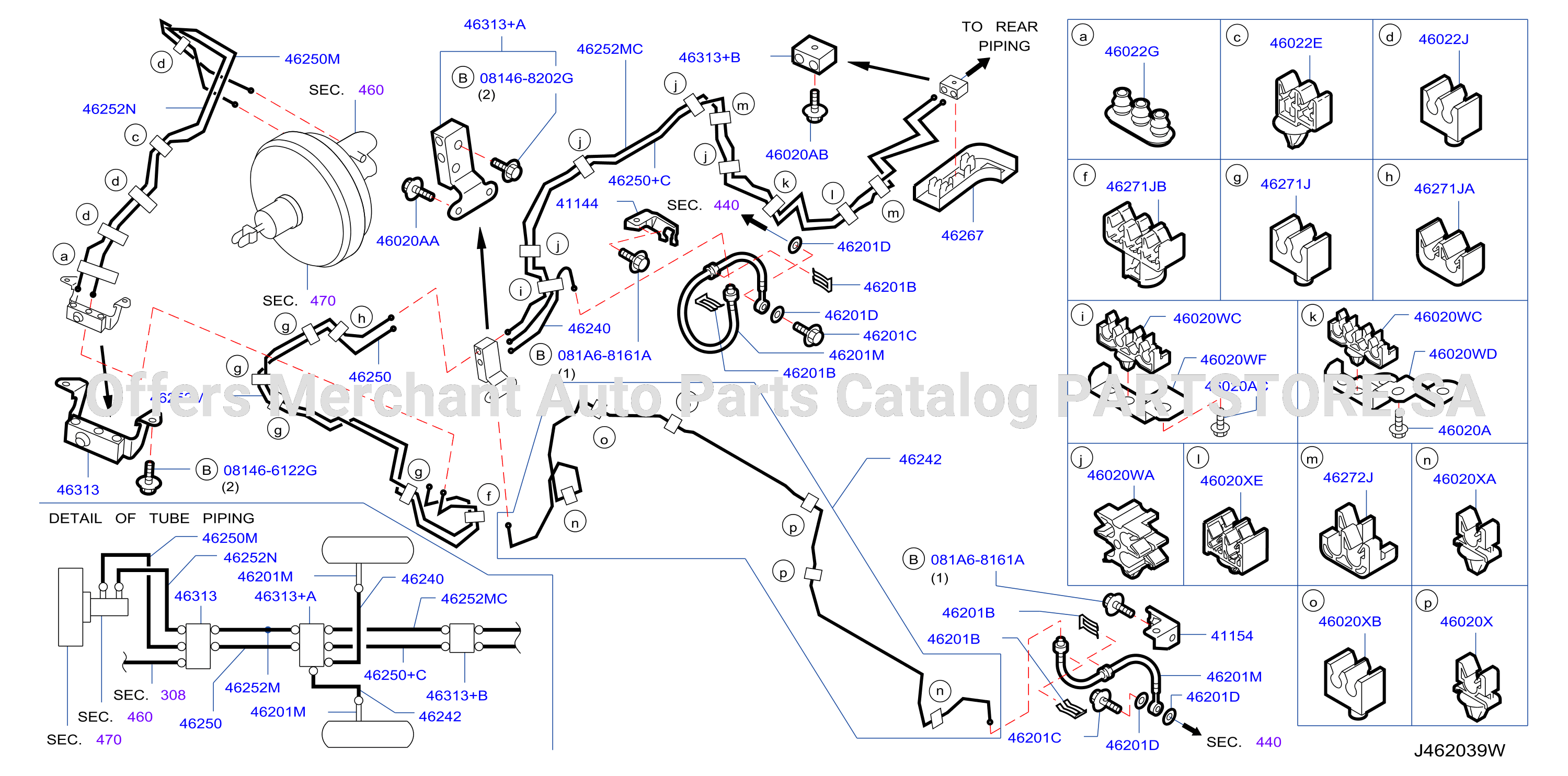 Brake Piping Control Front Piping Yd25Ddti At Wide