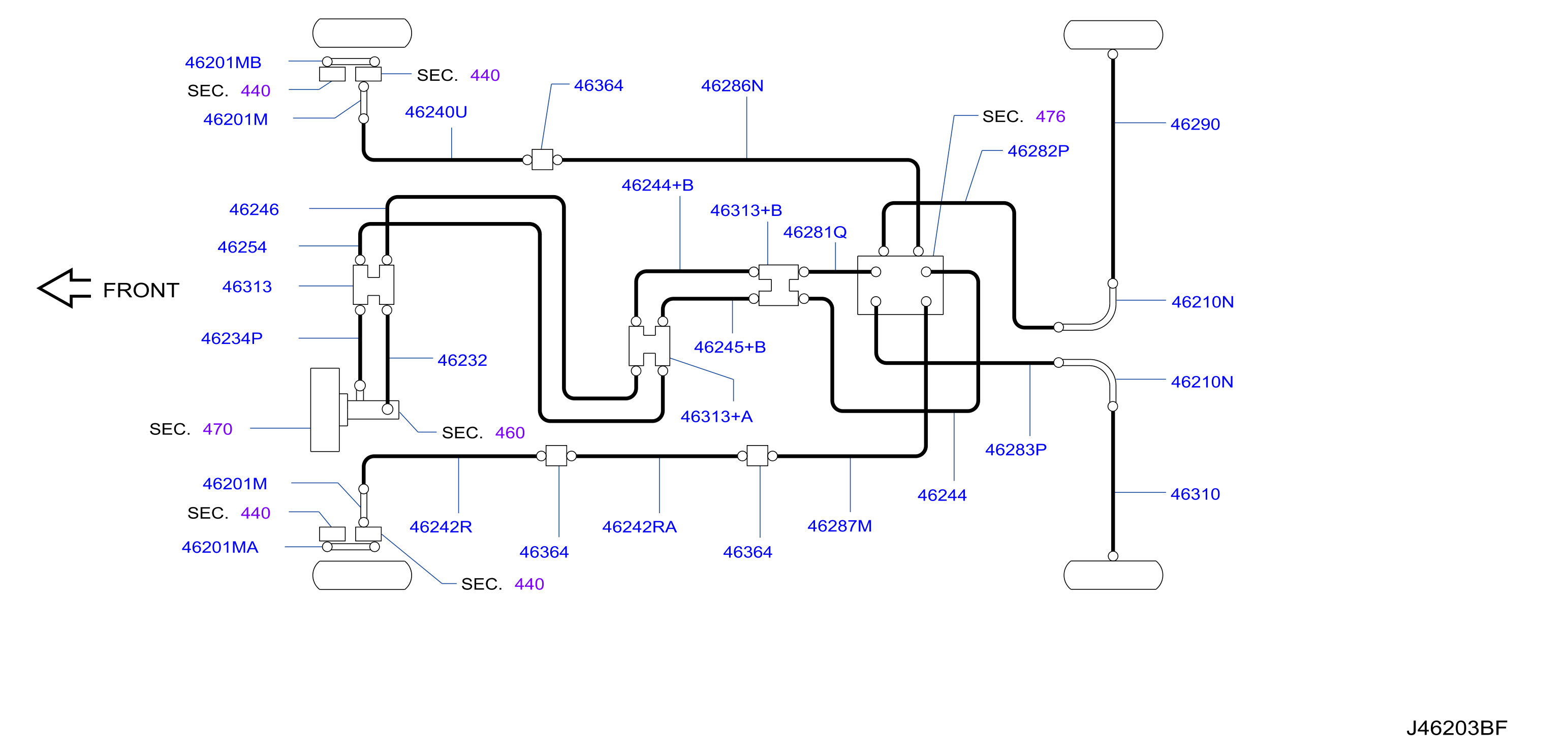 Brake Piping Control Piping Drawing Skidc Skidf