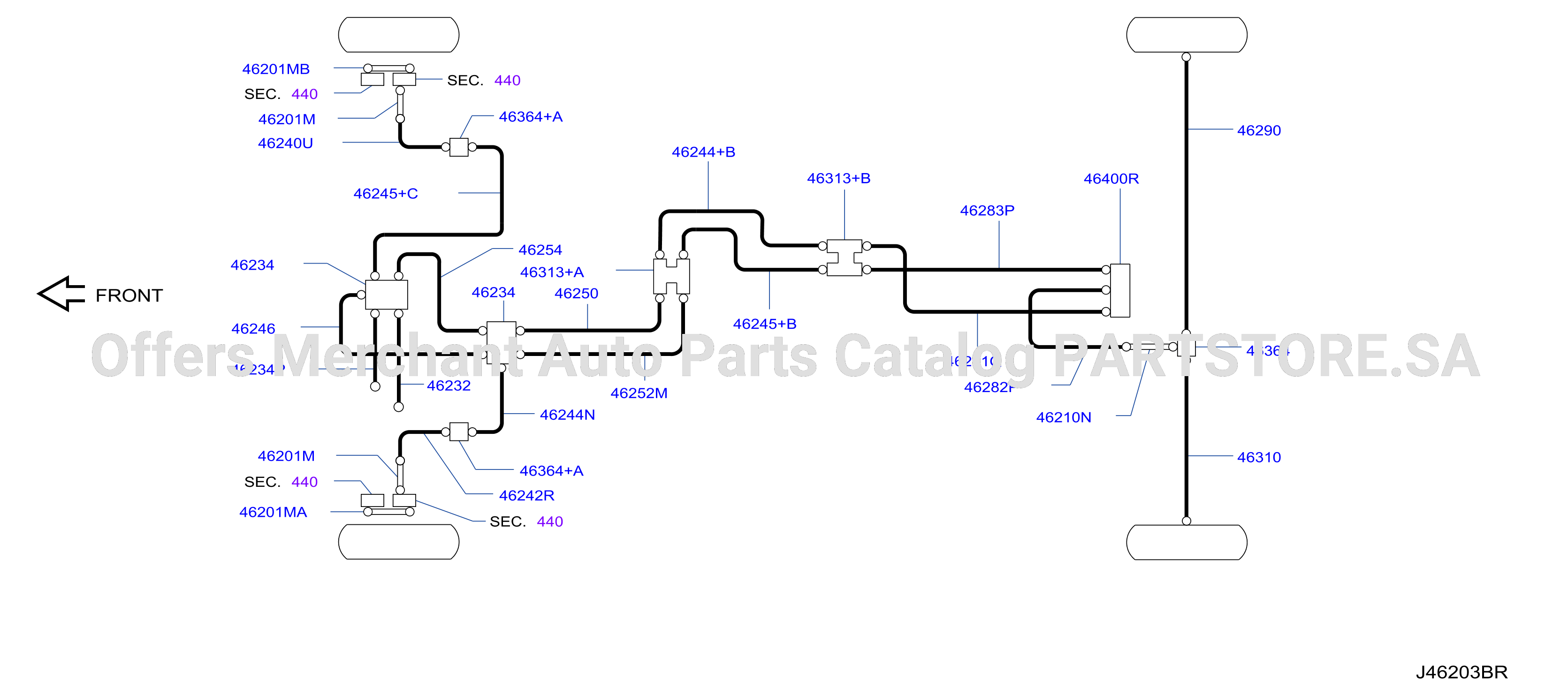 Brake Piping Control Piping Drawing